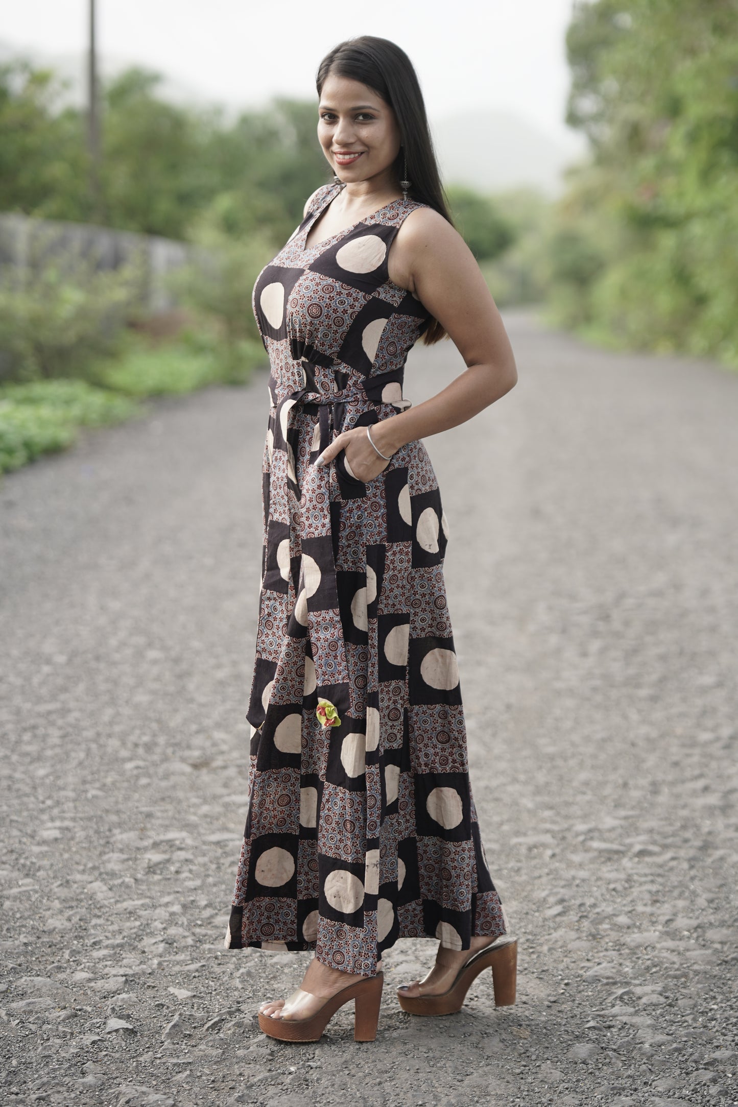 Ajrakh jumpsuit
