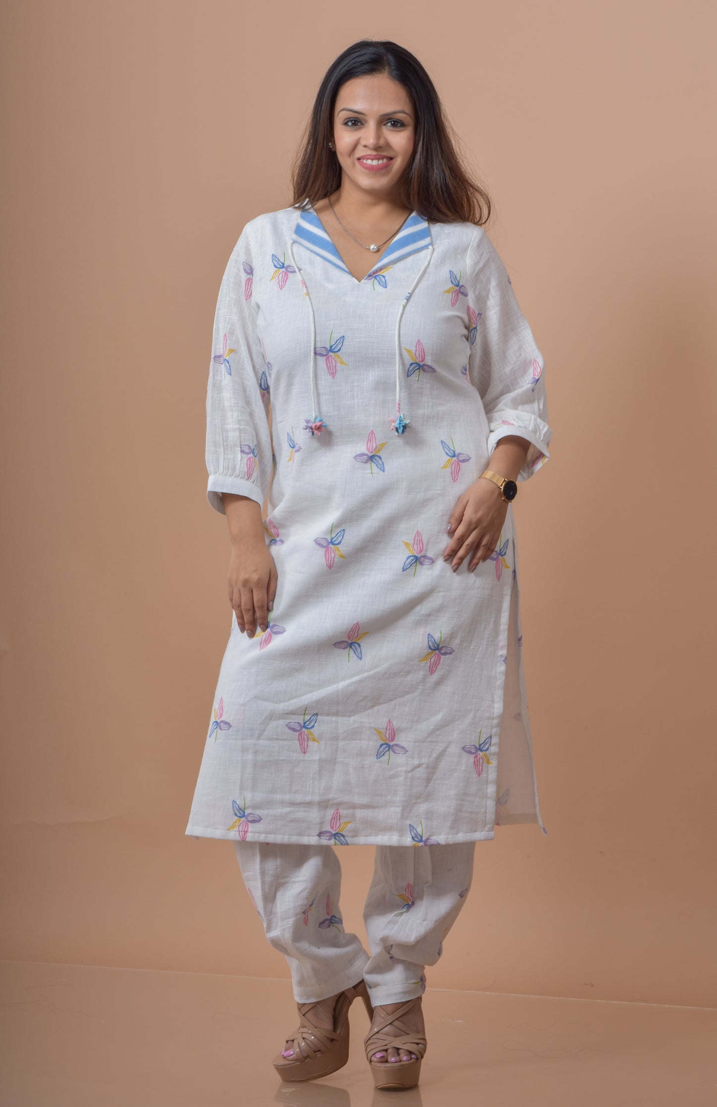 Daisy Print Collar Co-Ord set