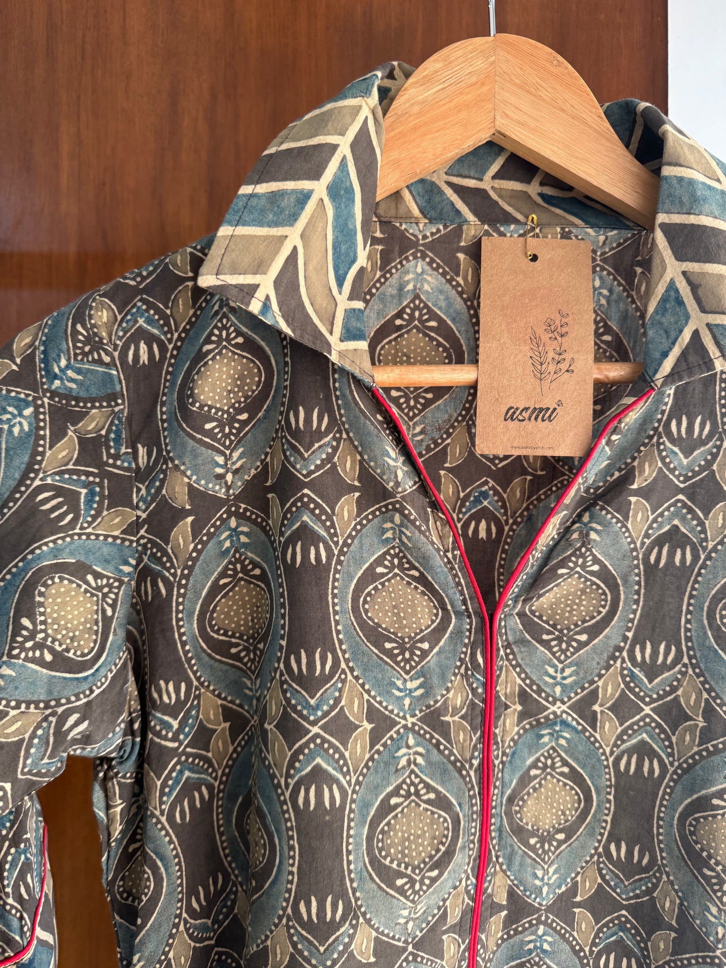 Ajrakh Printed Long Kurta