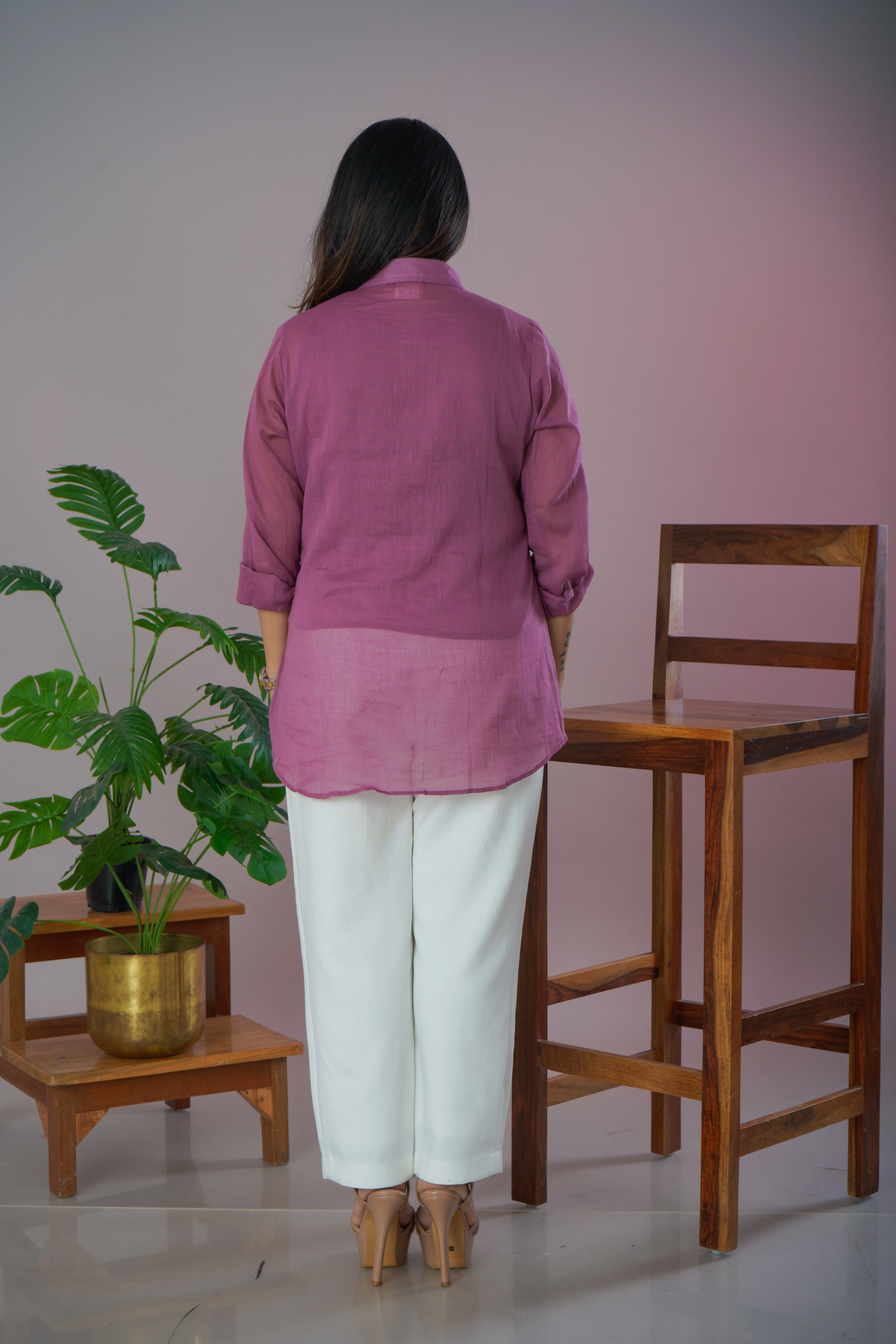 Mulmul Cotton Shirt with inner