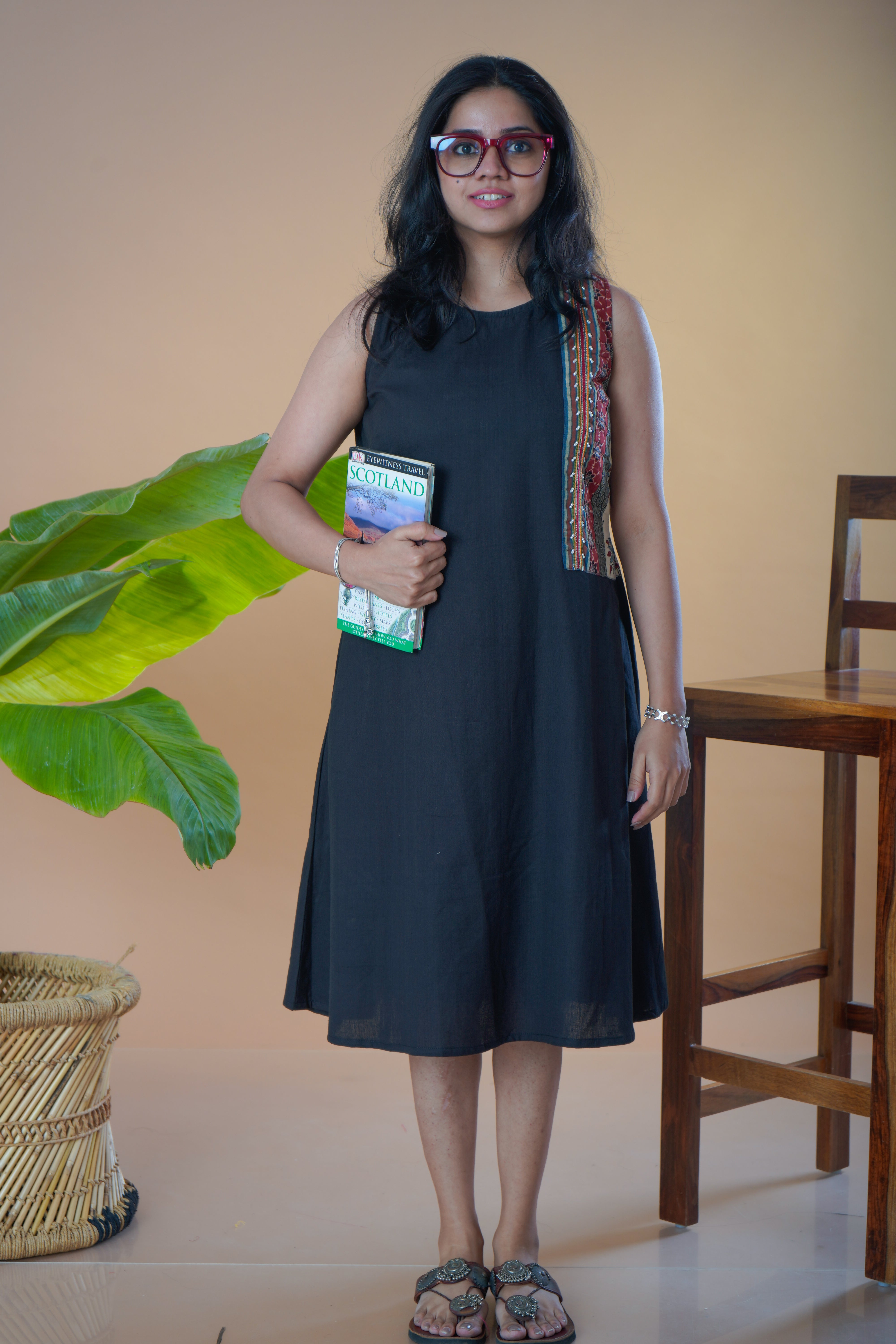 Black Side Panel dress
