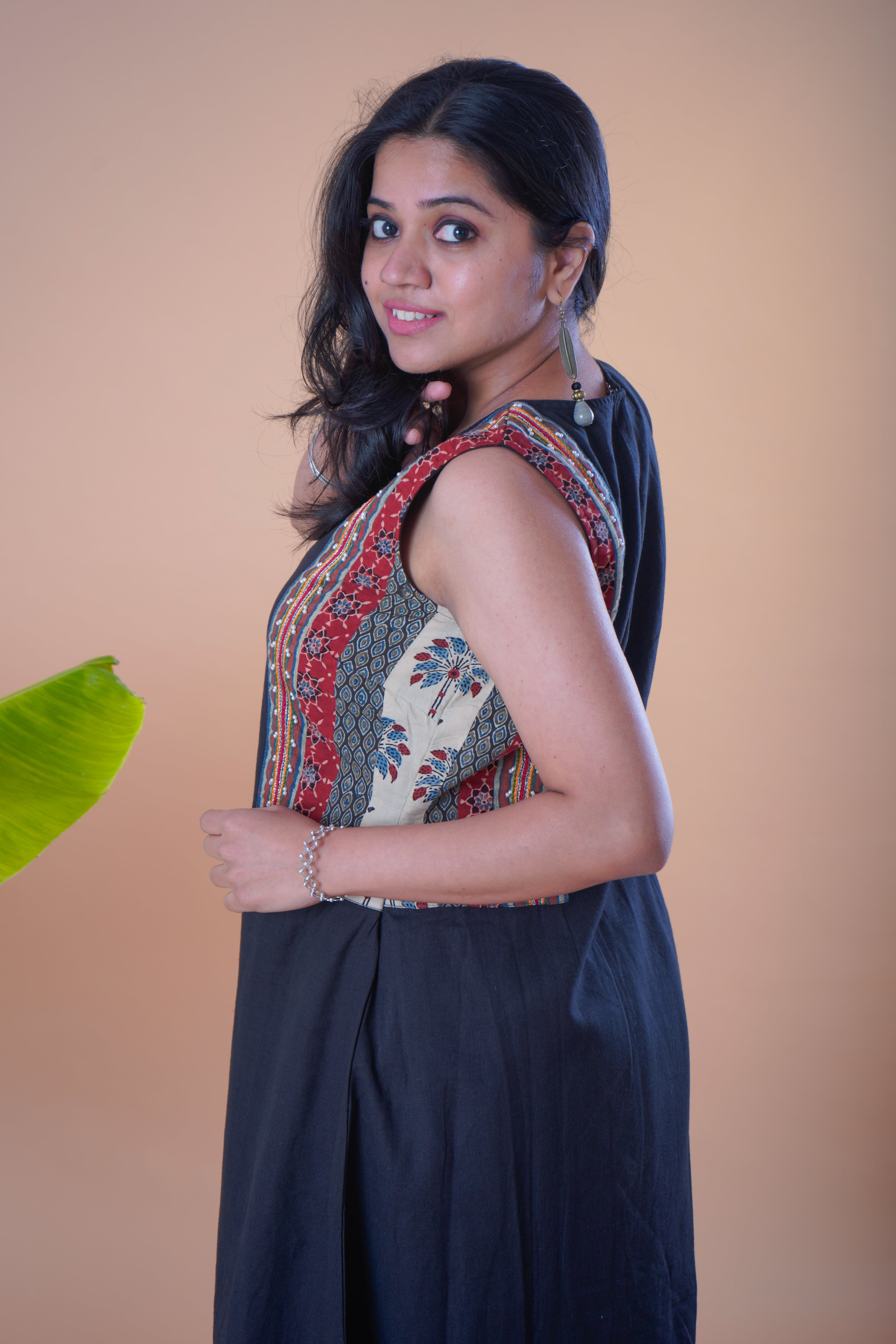 Black Side Panel dress