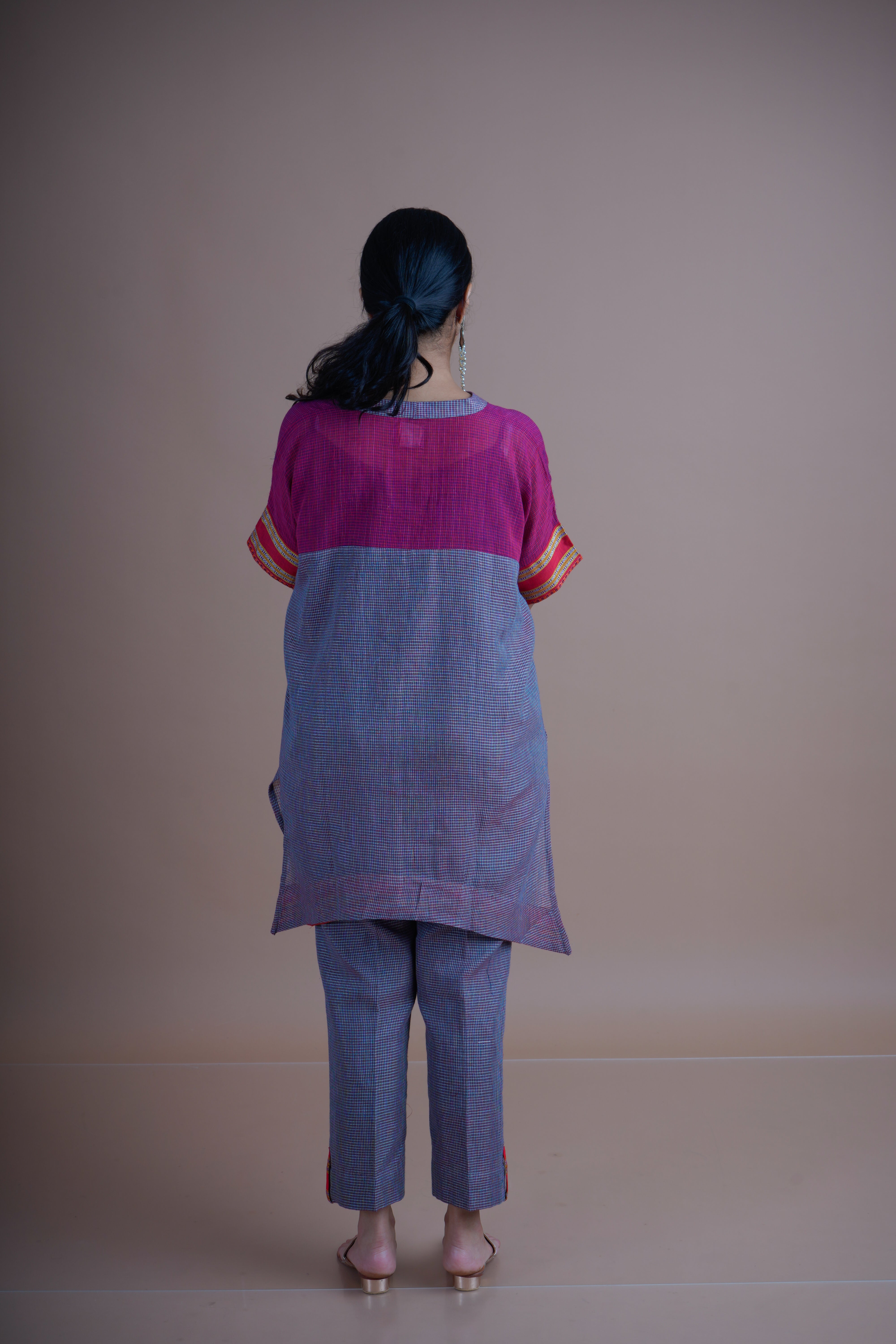 Kunabi Kaftan Co-ord set with tassels detailing