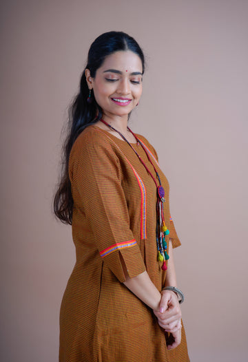 Kunabi Anarkali Kurta with straight fit pant