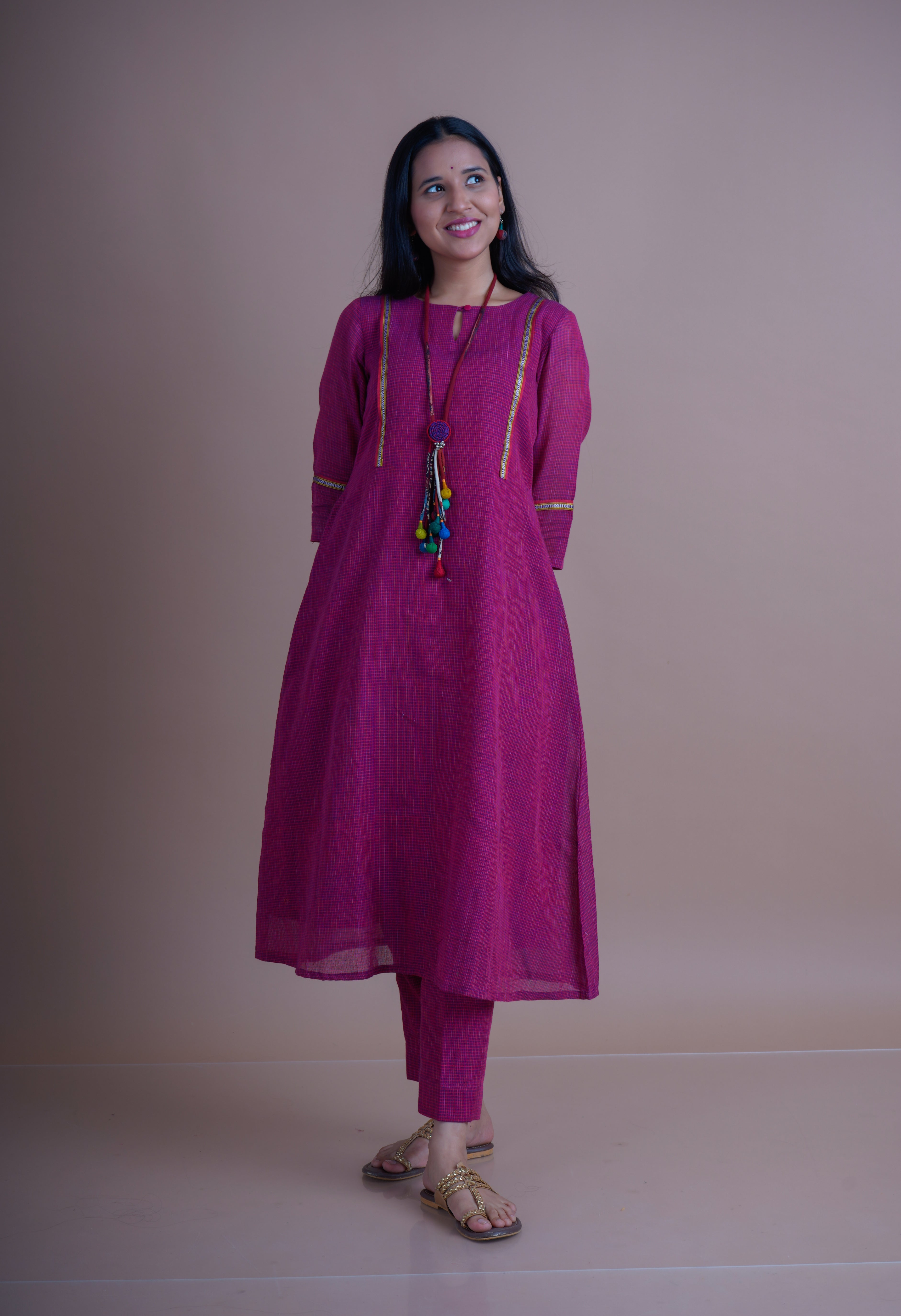 Kunabi Anarkali Kurta with Straight fit pant
