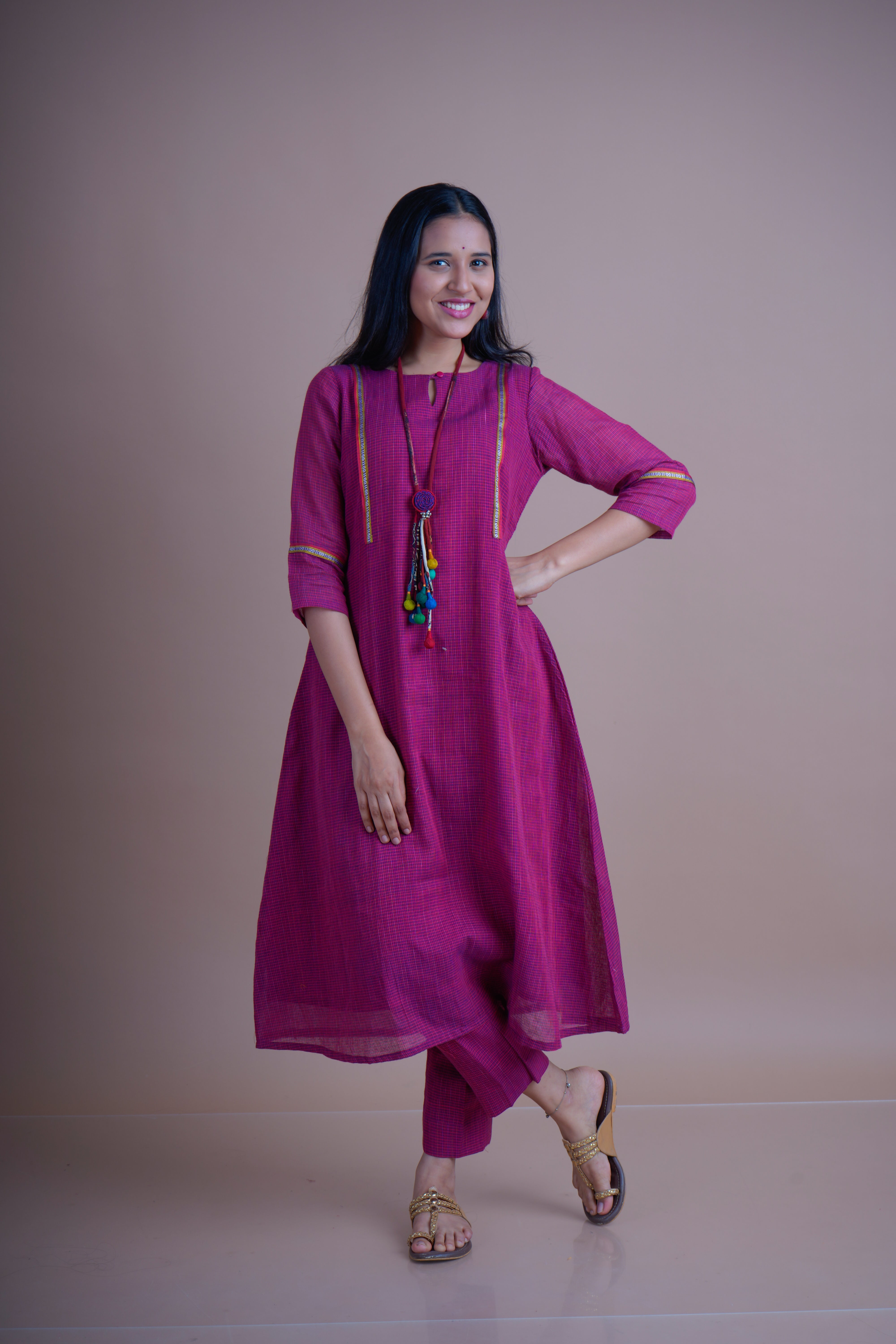 Kunabi Anarkali Kurta with Straight fit pant