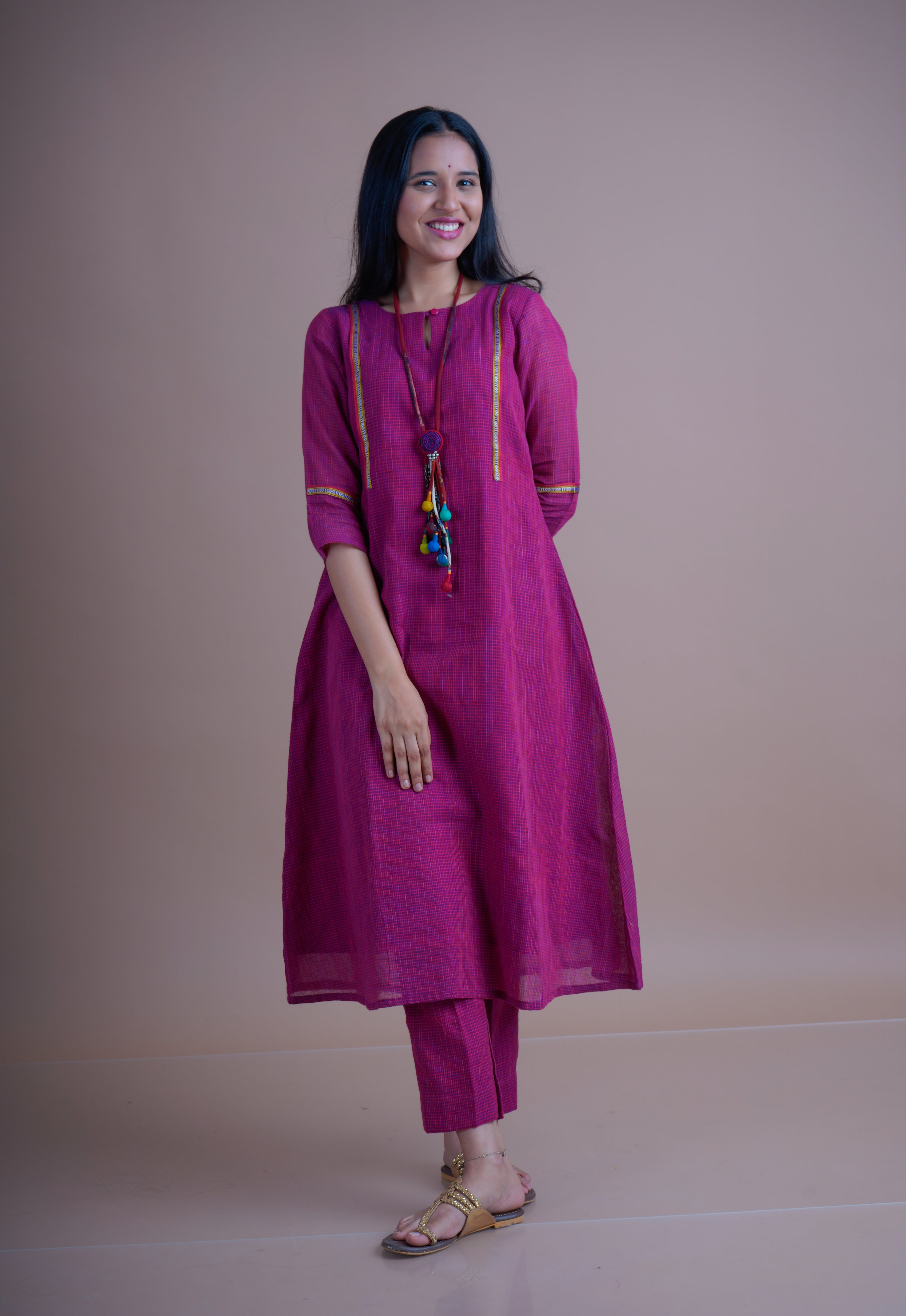 Kunabi Anarkali Kurta with Straight fit pant