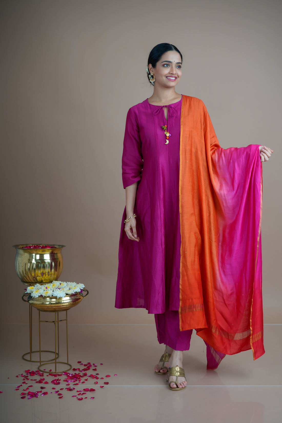 Varnika (वर्णिका) – A Celebration of Colour - Anarkali kurta Pant set with Dupatta