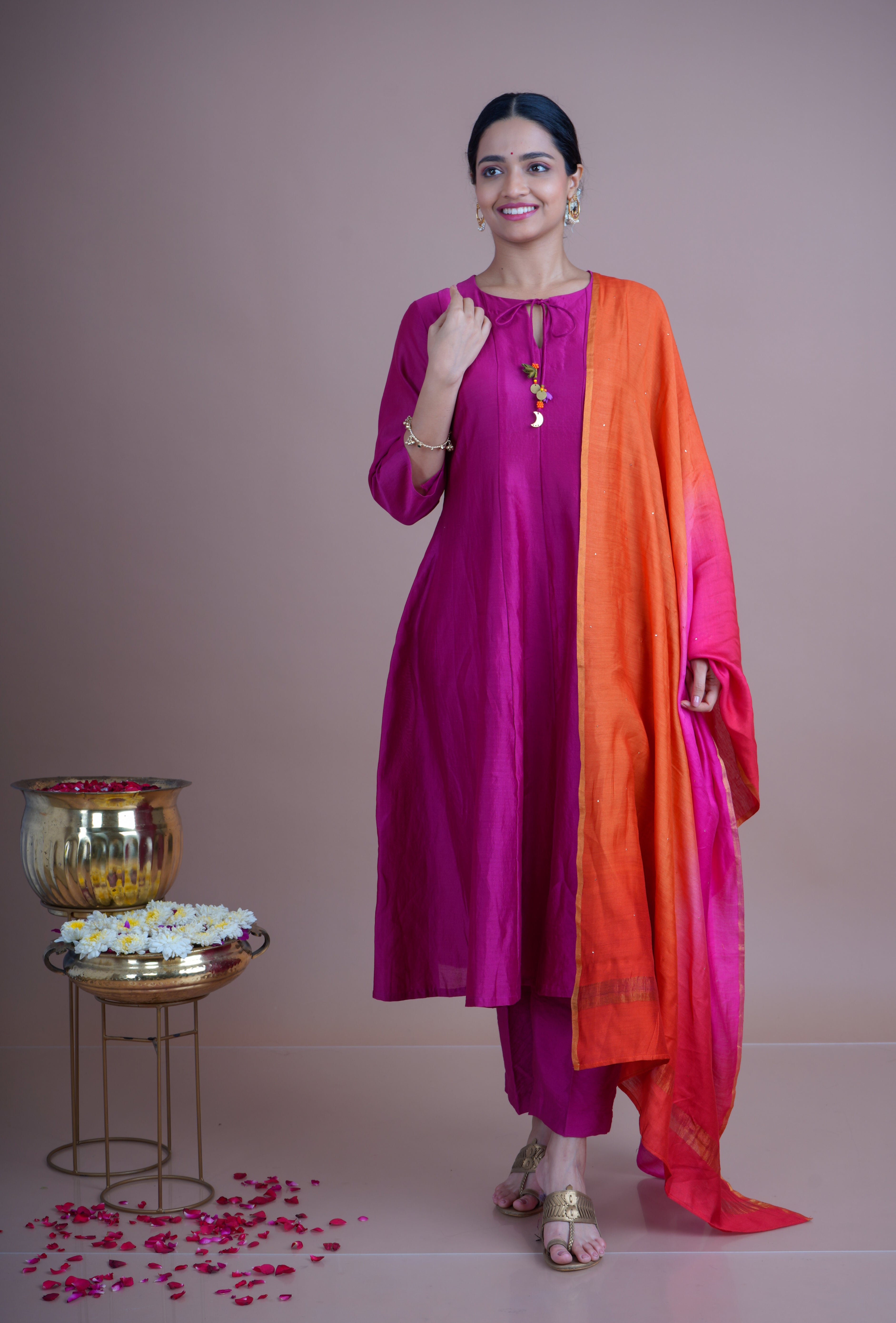Varnika (वर्णिका) – A Celebration of Colour - Anarkali kurta Pant set with Dupatta