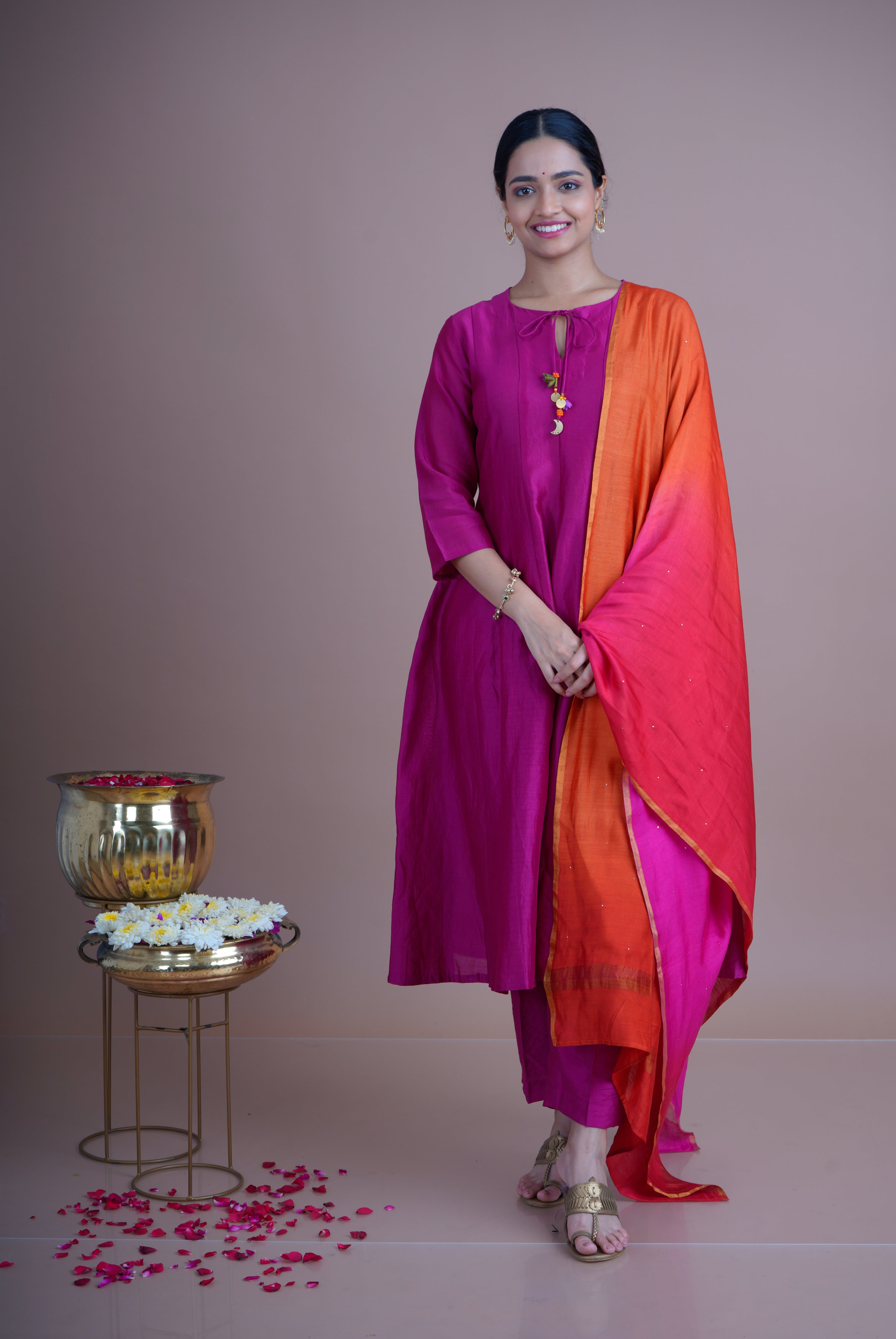 Varnika (वर्णिका) – A Celebration of Colour - Anarkali kurta Pant set with Dupatta