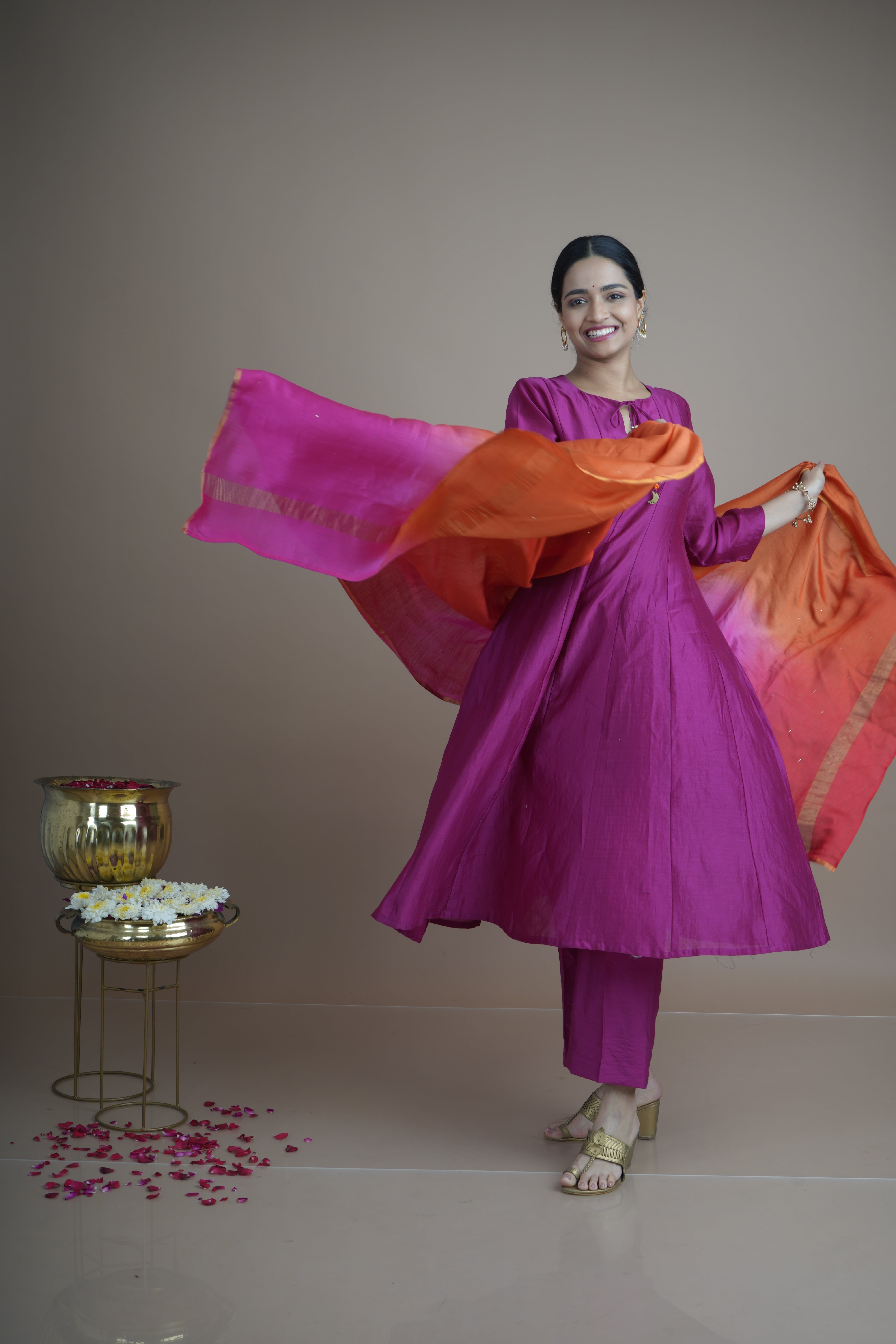 Varnika (वर्णिका) – A Celebration of Colour - Anarkali kurta Pant set with Dupatta