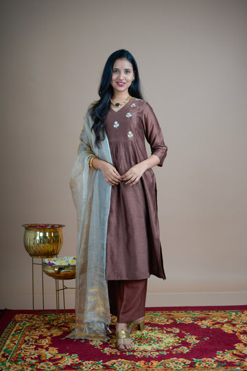 Kasturi (कस्तुरी)- Kurta and Pant Set with Dupatta