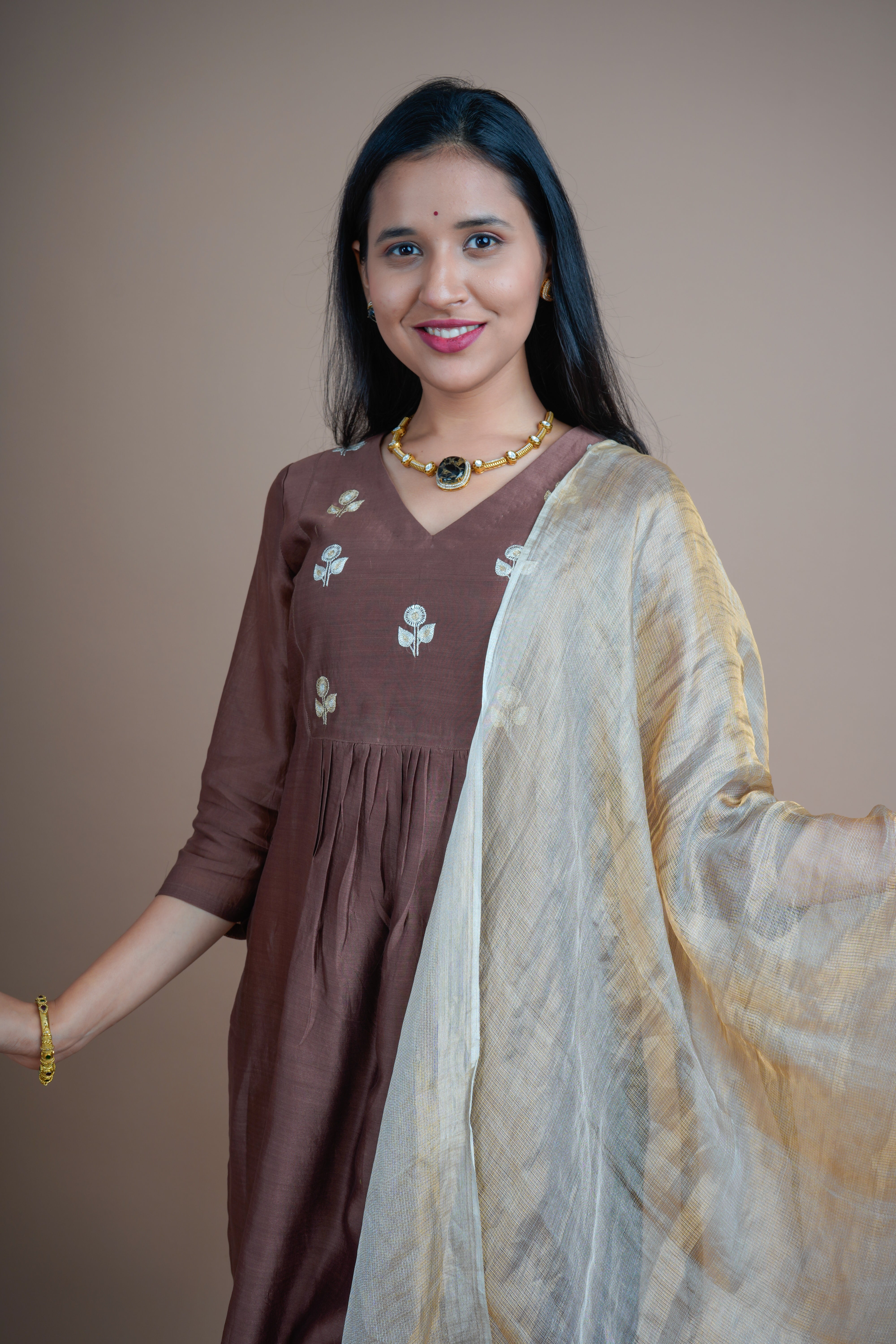 Kasturi (कस्तुरी)- Kurta and Pant Set with Dupatta