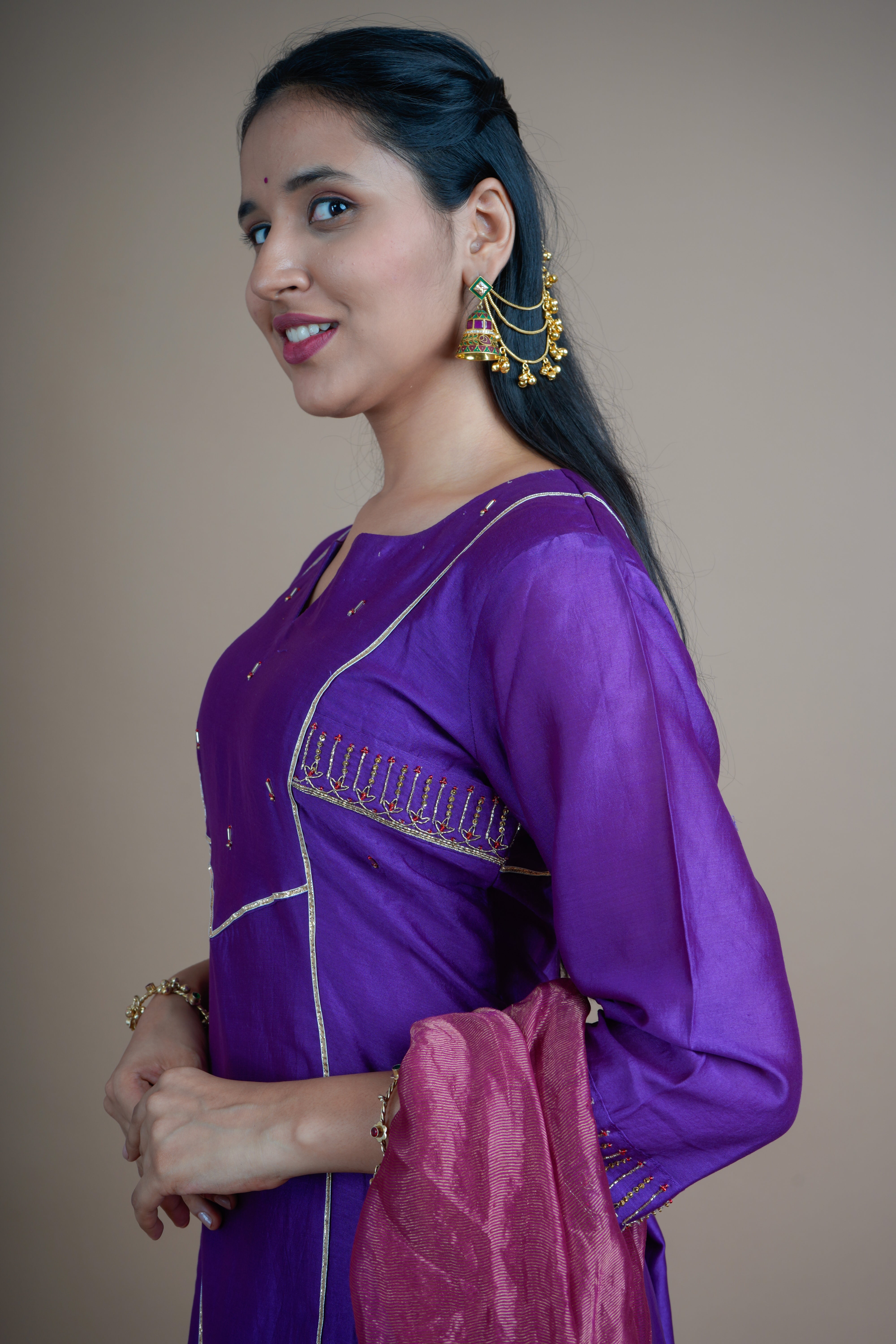 Indrani - Kurta Pant set with Dupatta