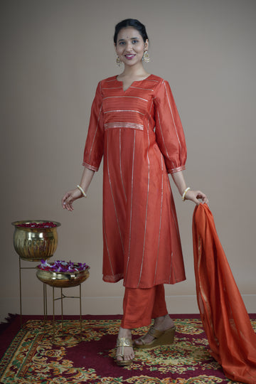 Aruna (The First Light of Dawn)- Kurta Pant set with Dupatta