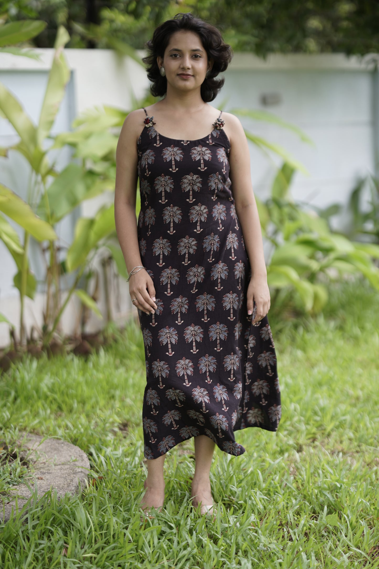 Ajrakh slip dress