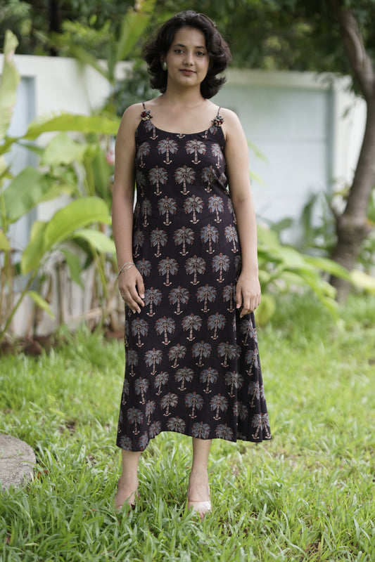 Ajrakh slip dress