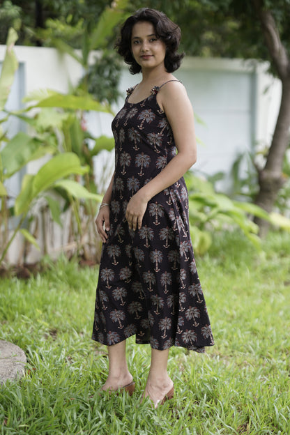 Ajrakh slip dress