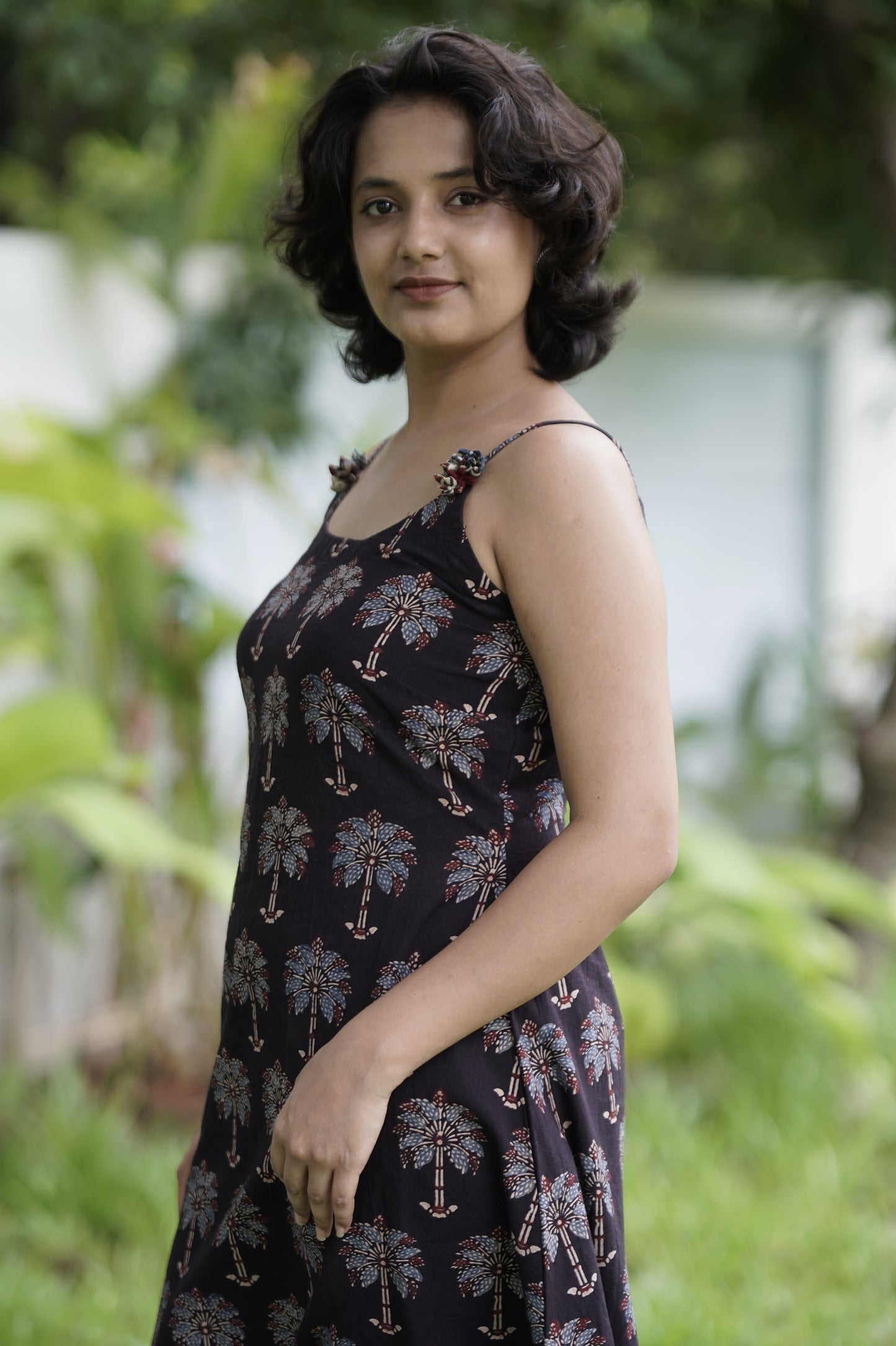 Ajrakh slip dress
