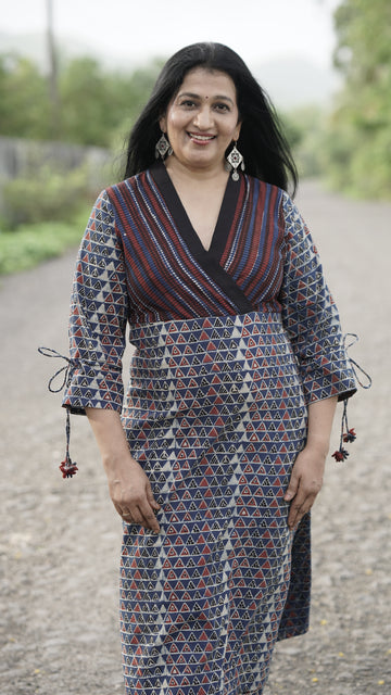 Handblock Printed Cotton Kurta Pant Set