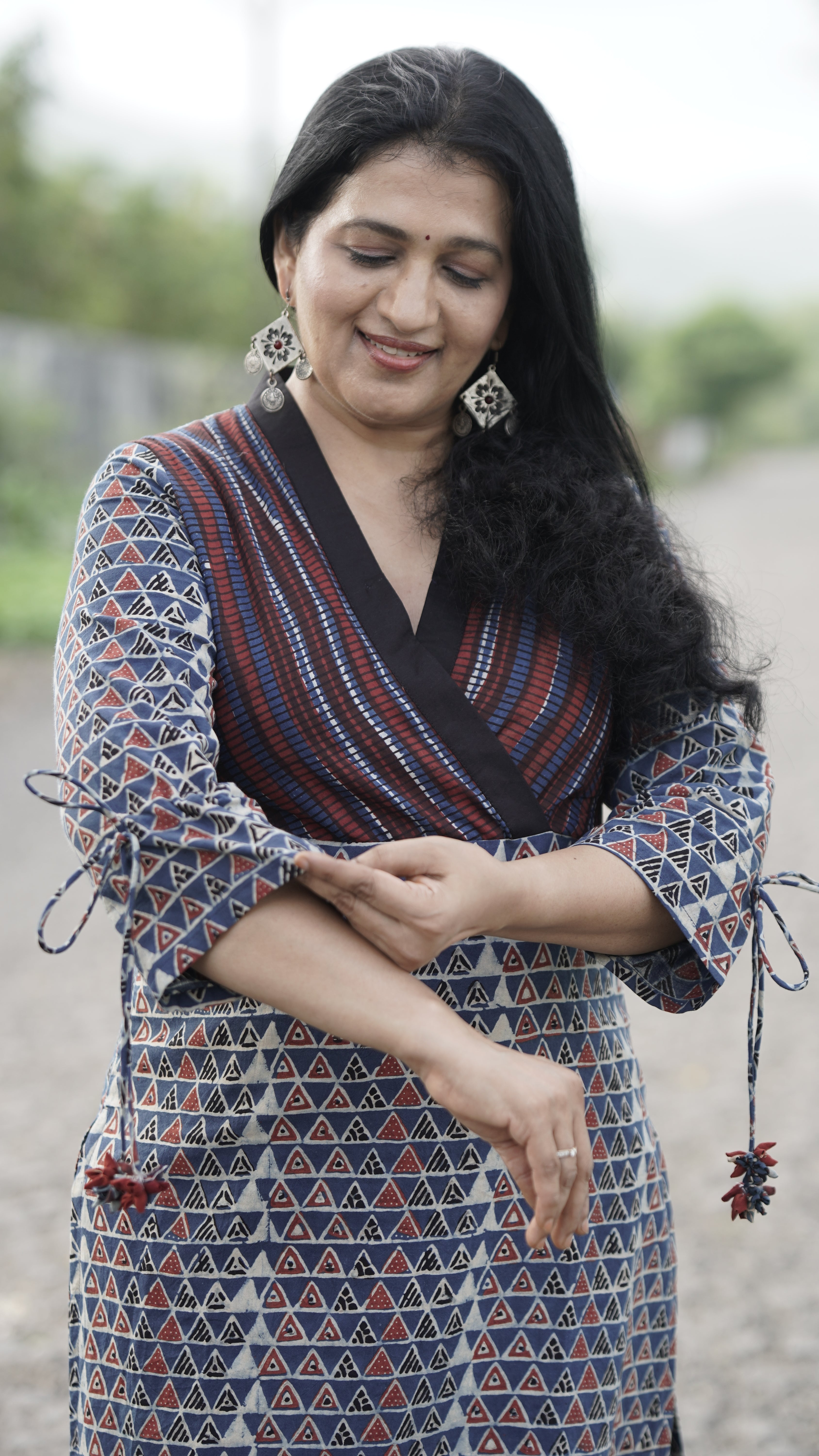 Handblock Printed Cotton Kurta Pant Set