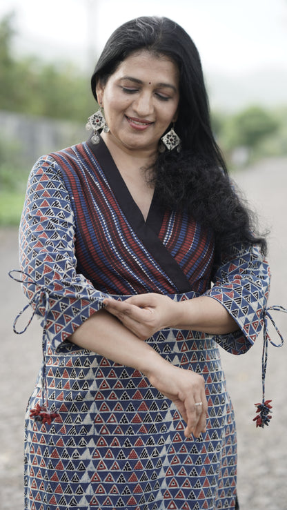 Handblock Printed Cotton Kurta Pant Set