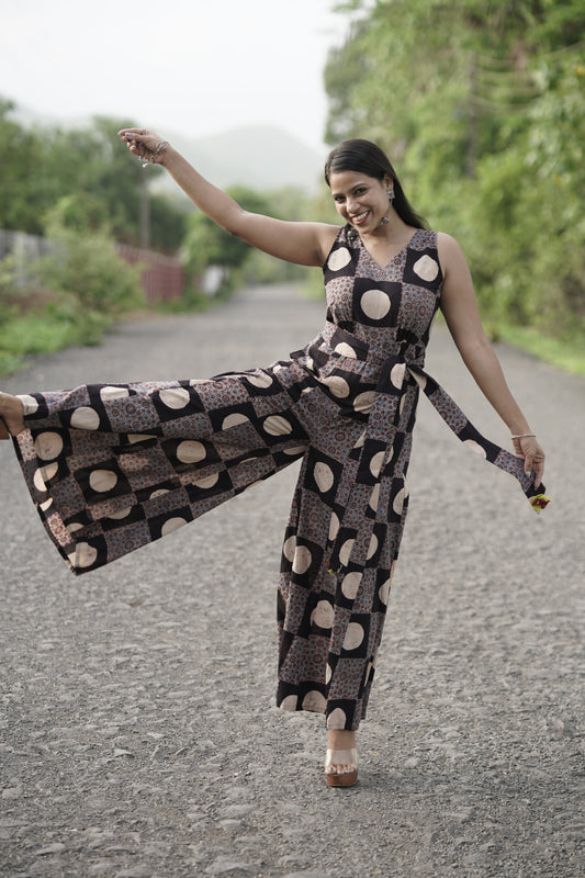 Ajrakh jumpsuit