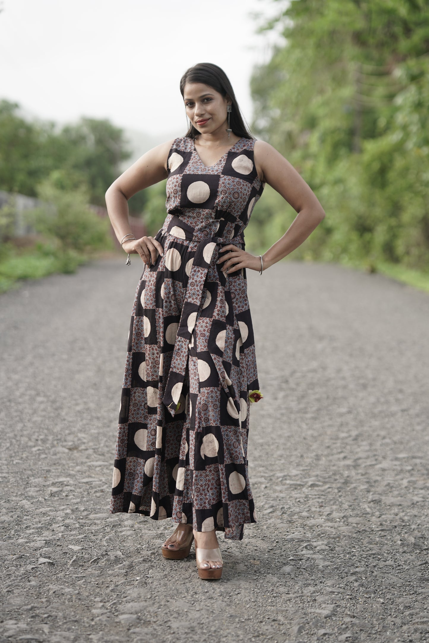 Ajrakh jumpsuit