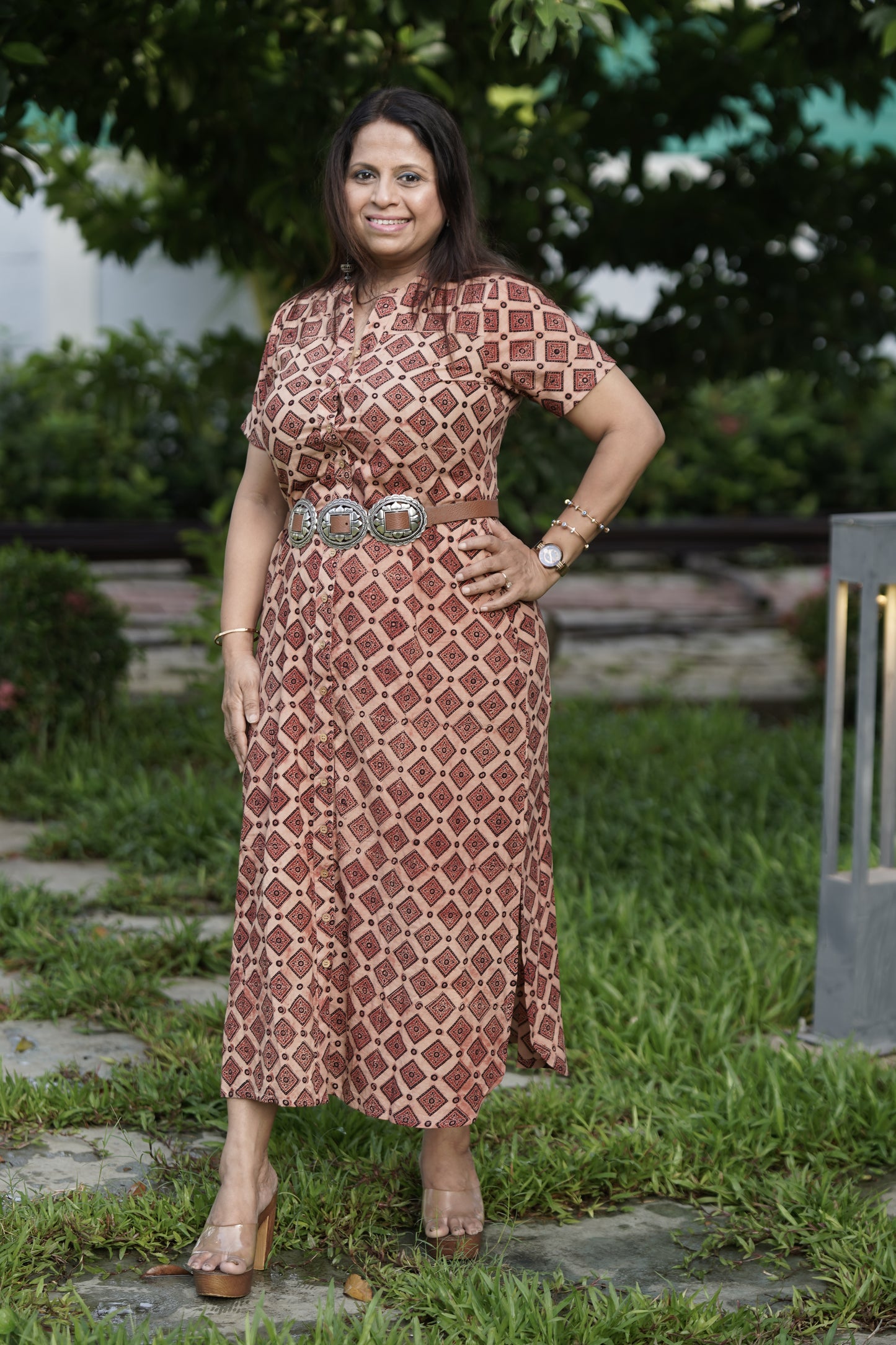 Apple Cut Long One Piece Dress