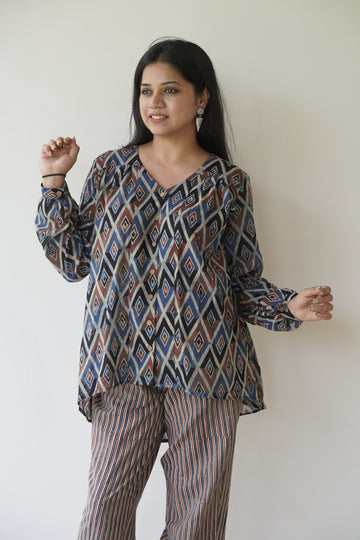 Mulmul Shirt Short top