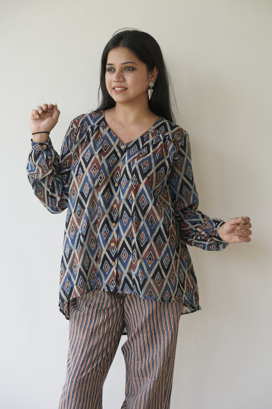 Mulmul Shirt Short top