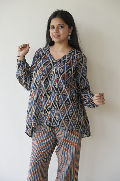 Mulmul Shirt Short top