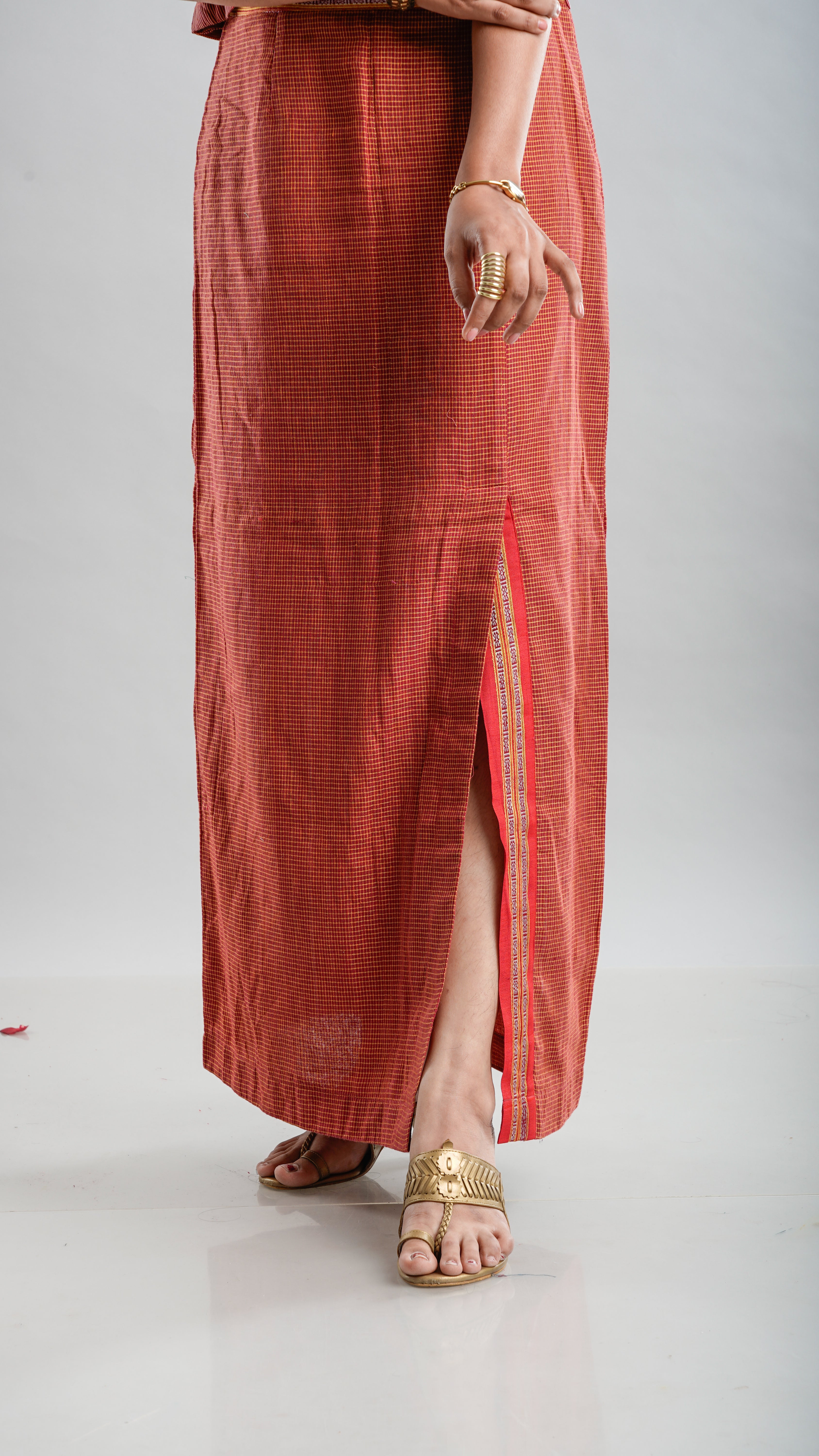 Ethnic Skirt with Crop Top