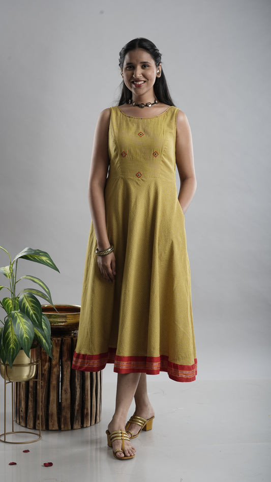 Cotton Flare Dress