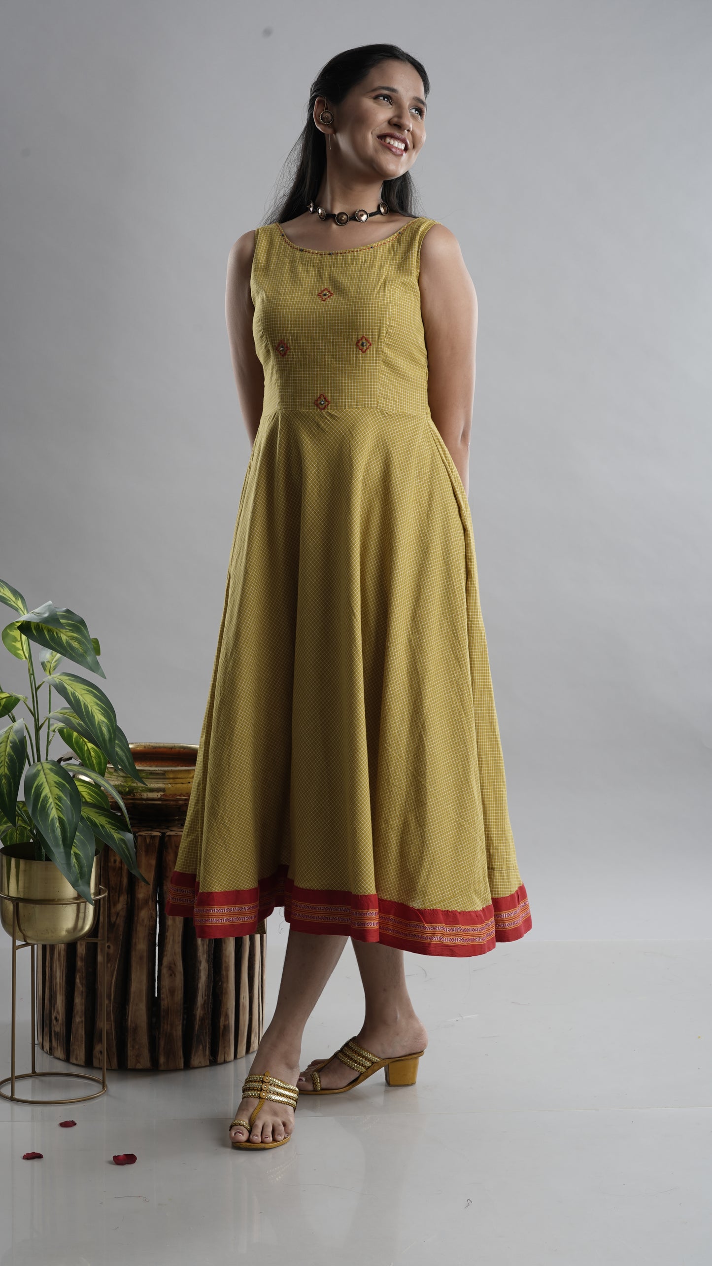 Cotton Flare Dress