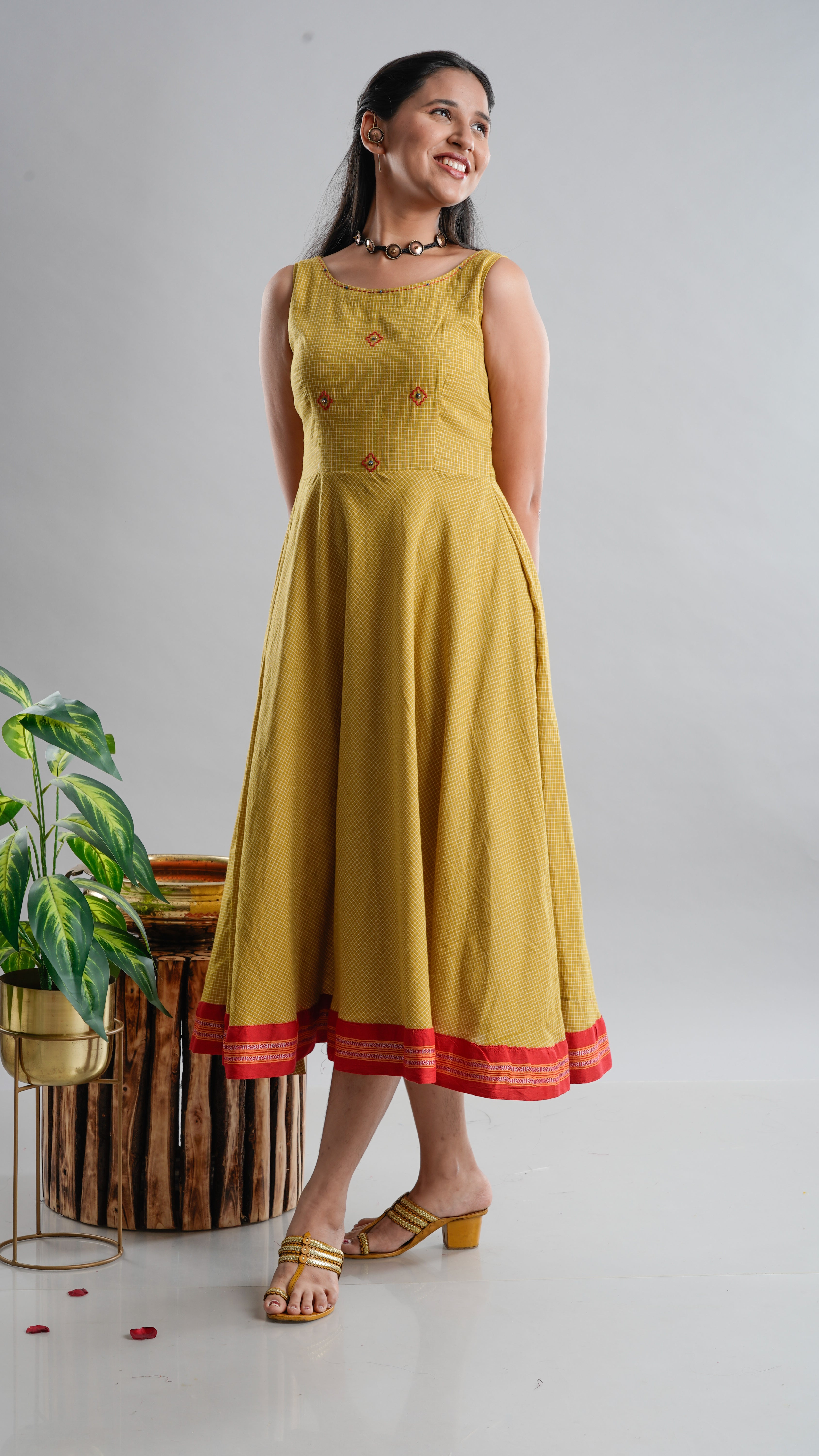 Cotton Flare Dress