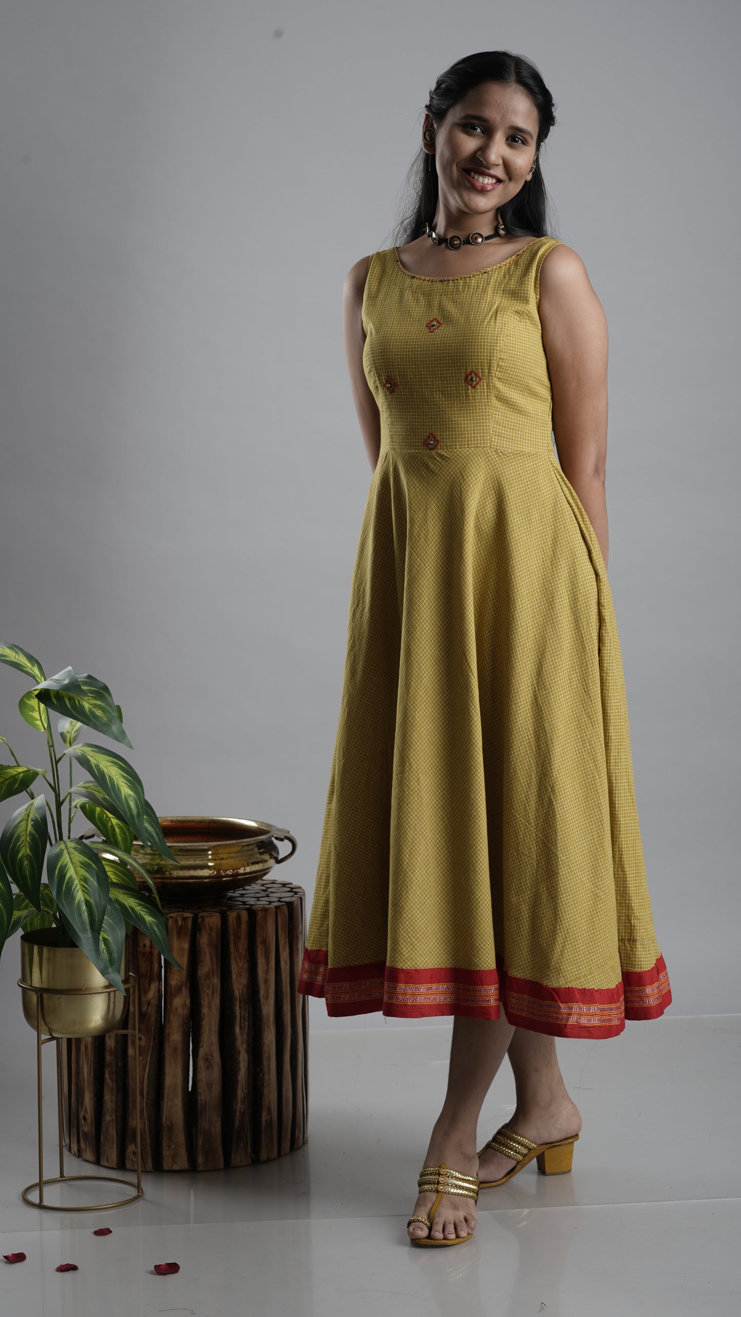 Cotton Flare Dress