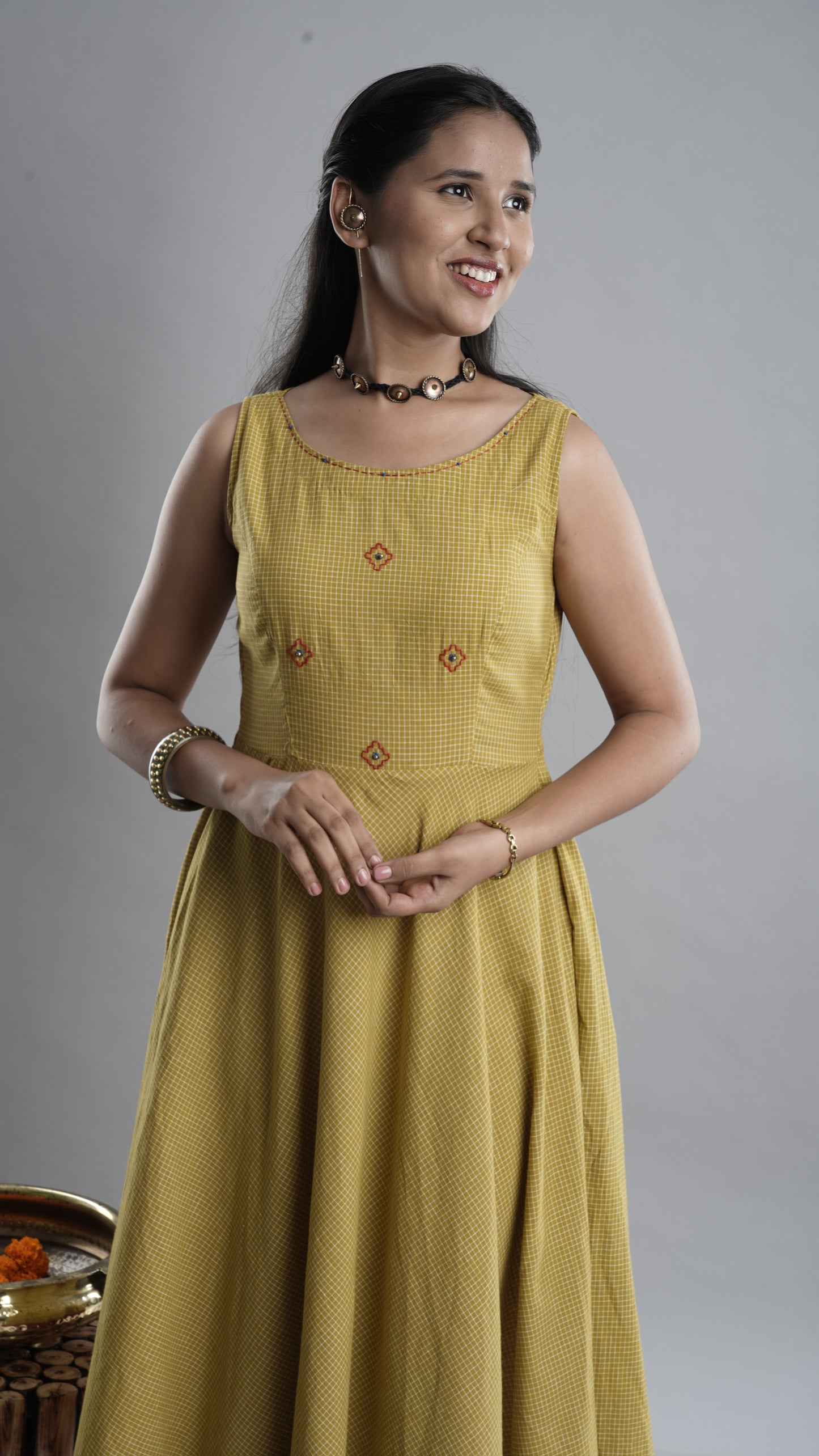 Cotton Flare Dress