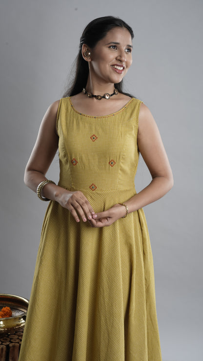 Cotton Flare Dress