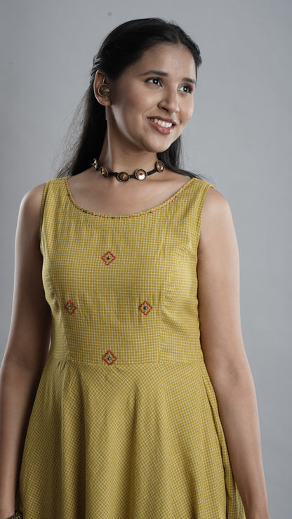 Cotton Flare Dress