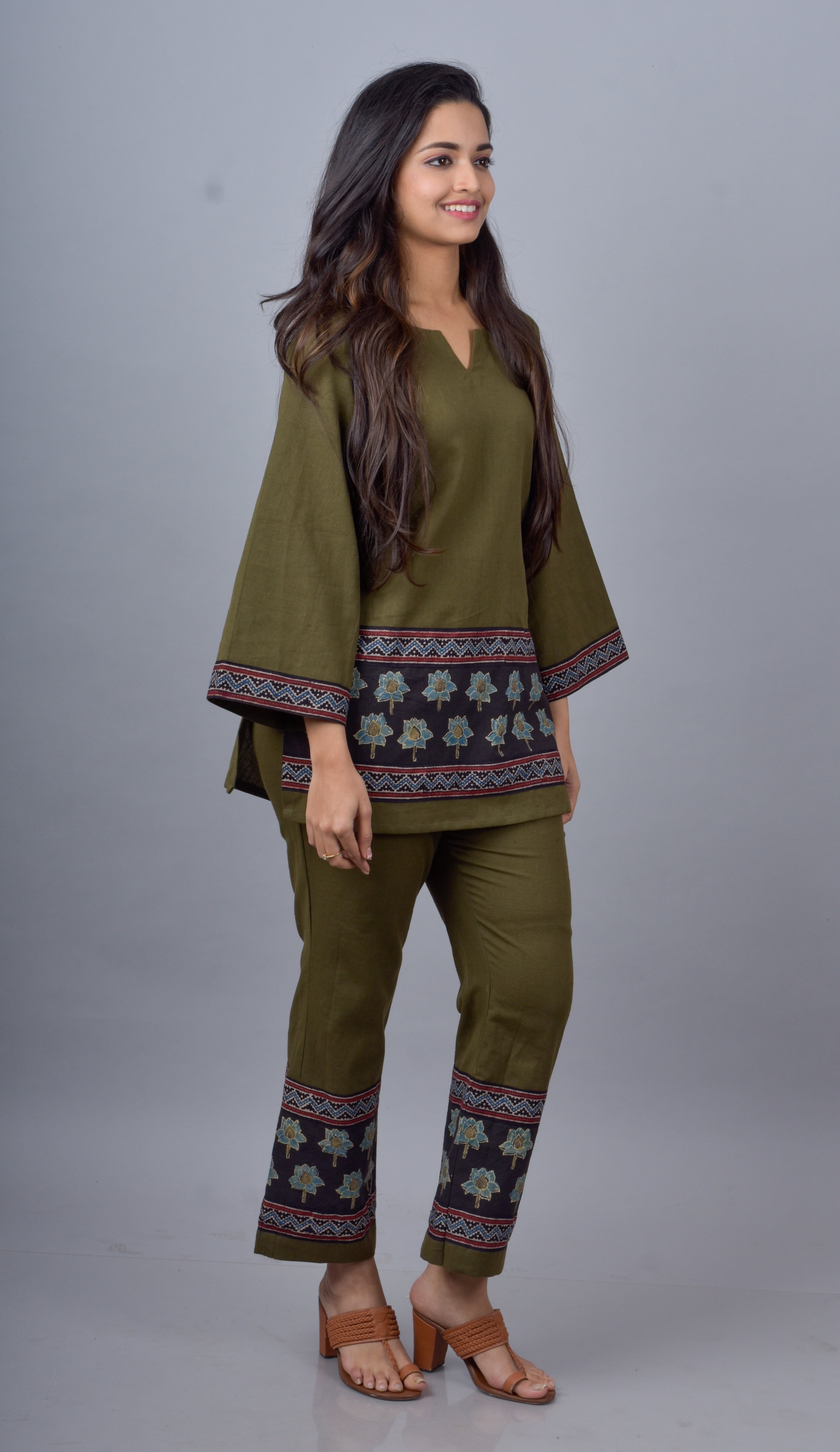 Olive Green Co-ord Set