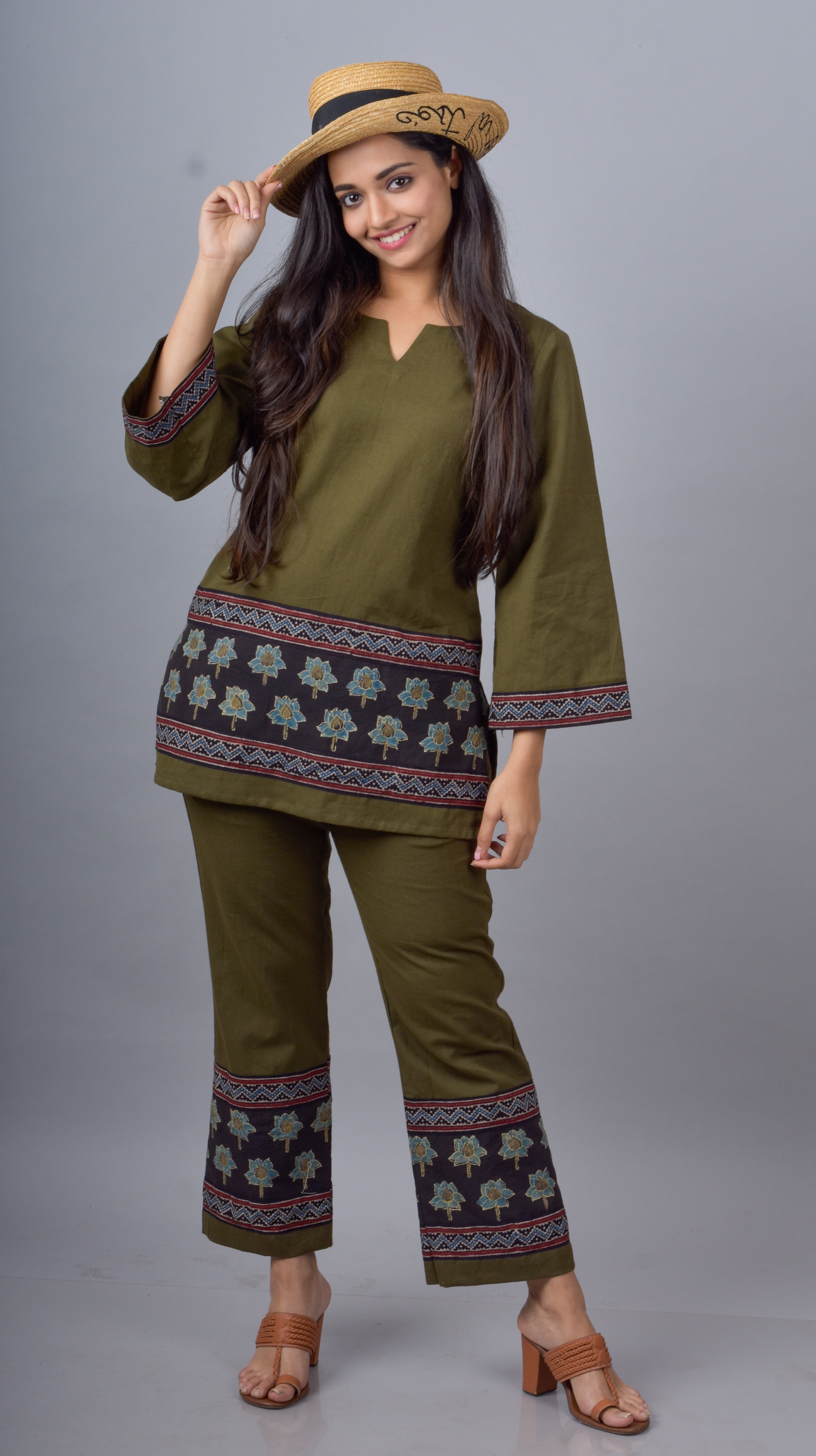 Olive Green Co-ord Set