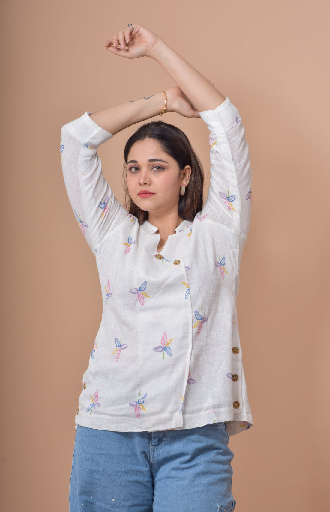 Daisy Print Short Top