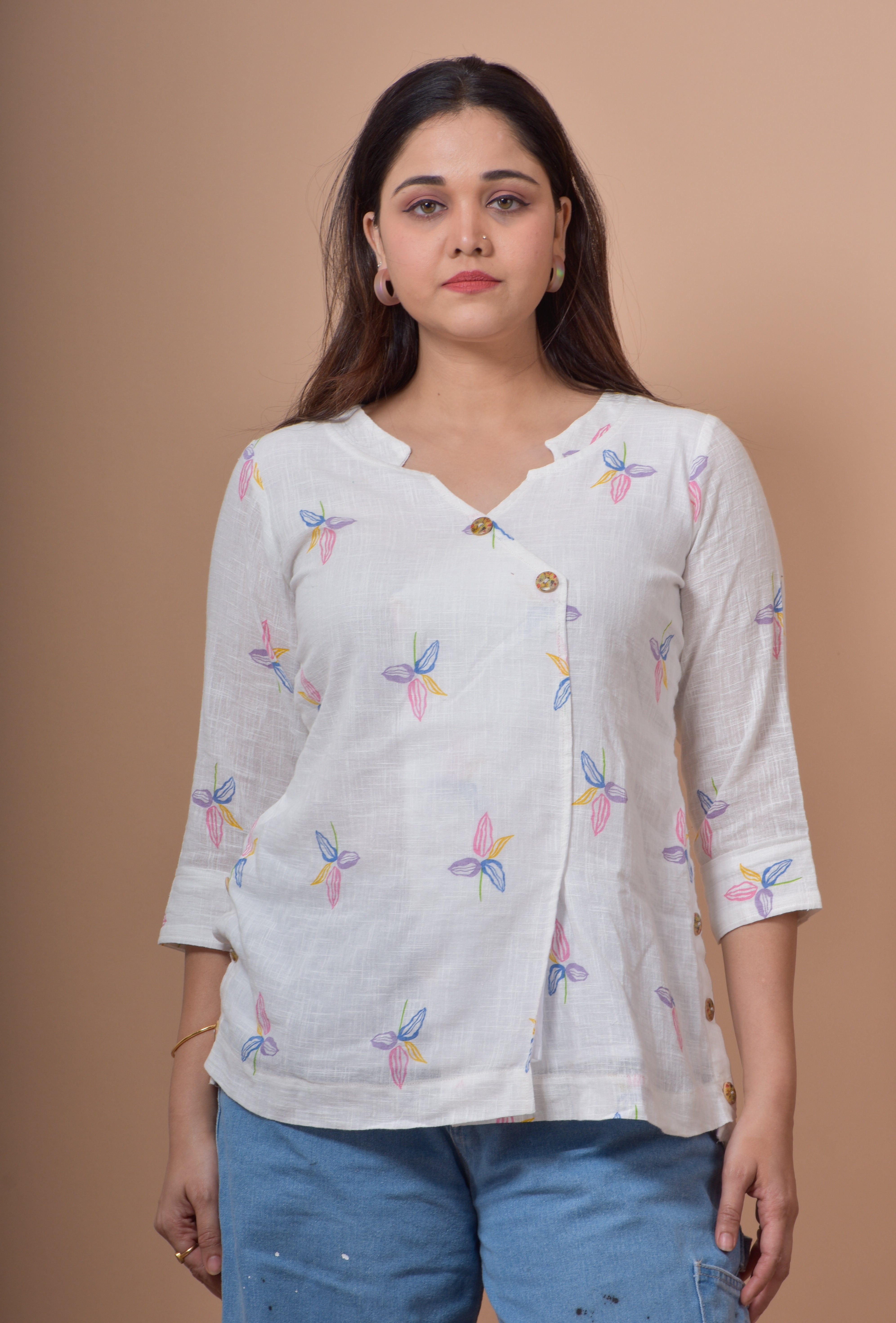 Daisy Print Short Top