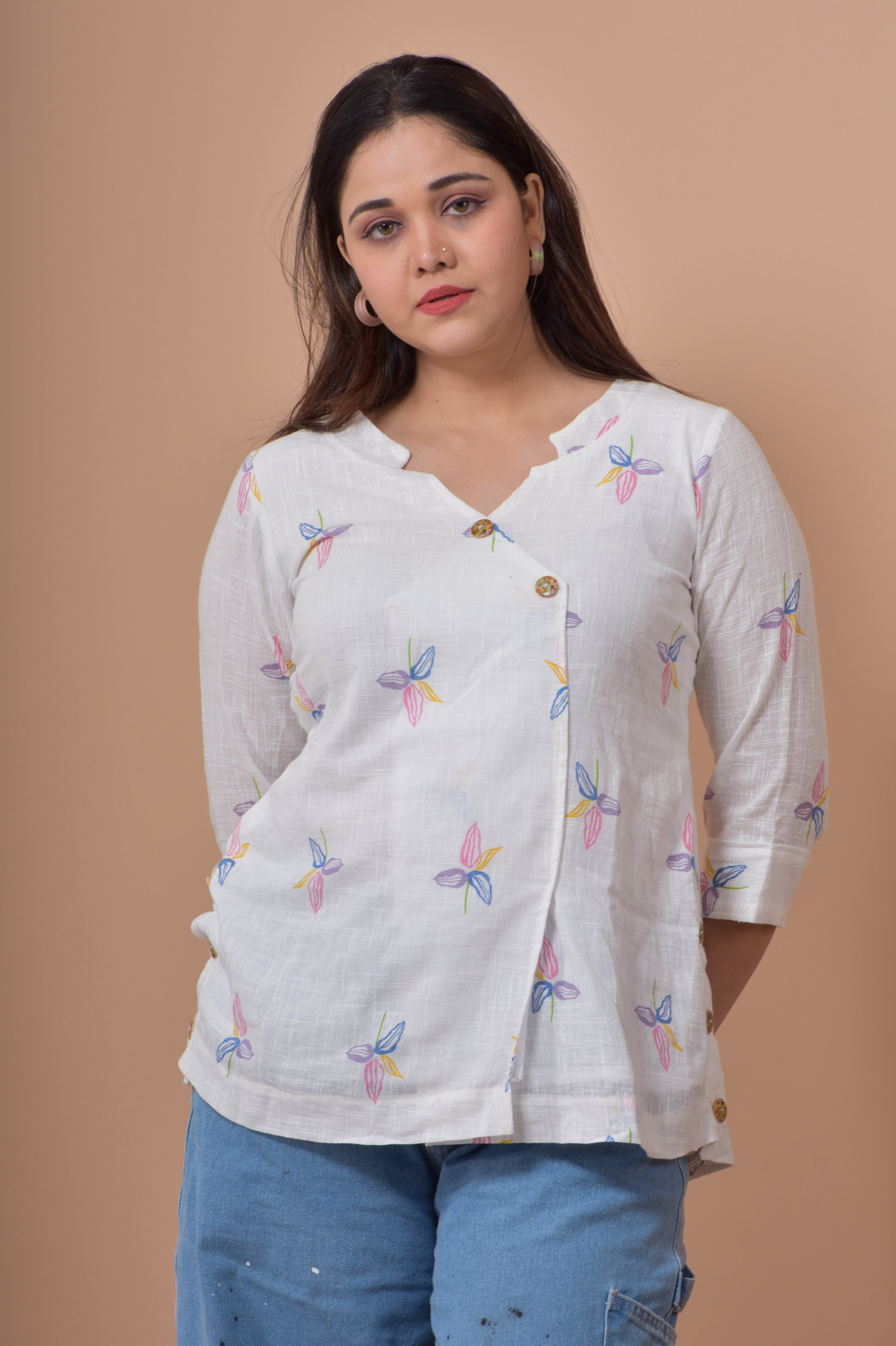 Daisy Print Short Top