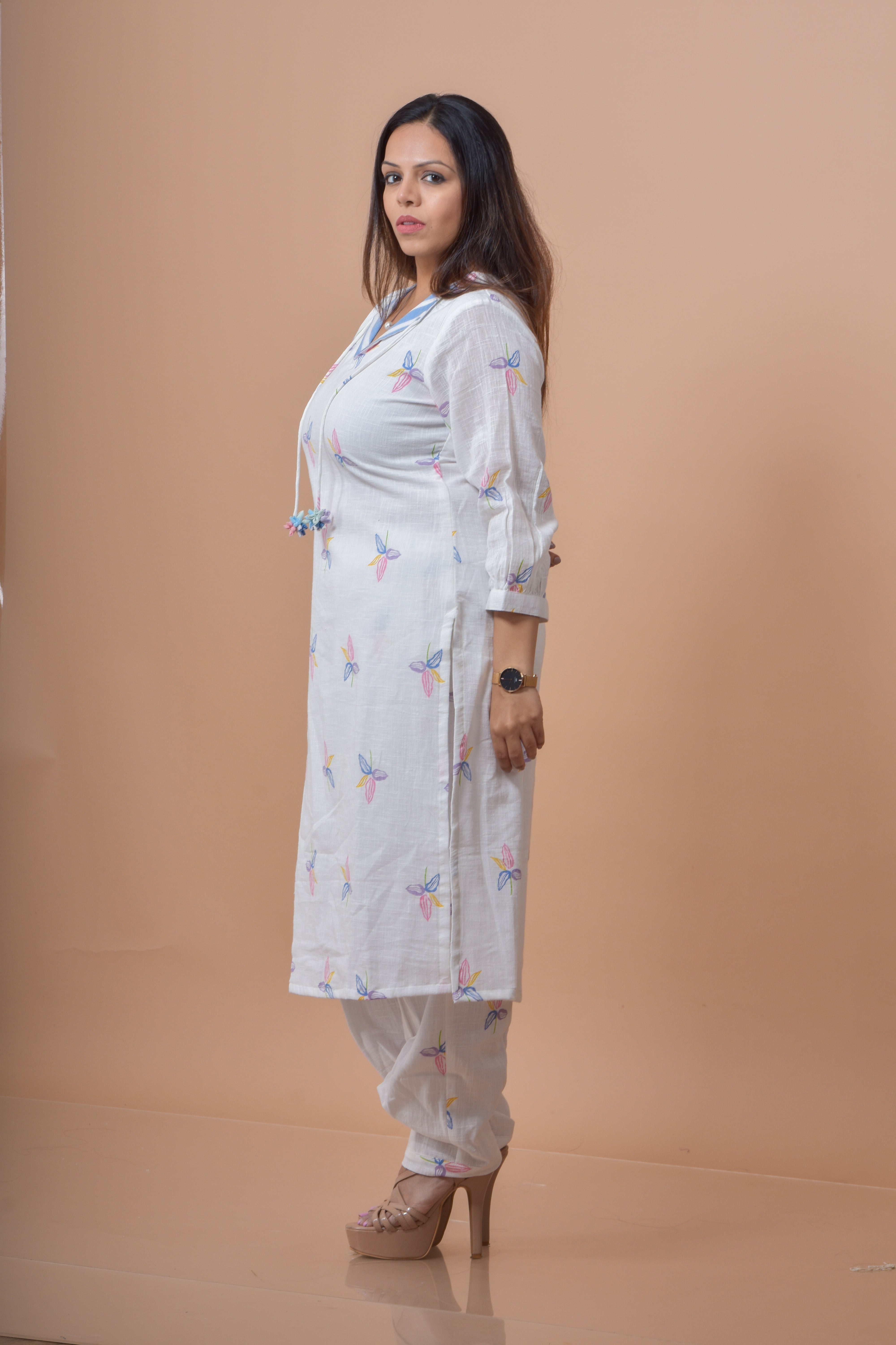 Daisy Print Collar Co-Ord set