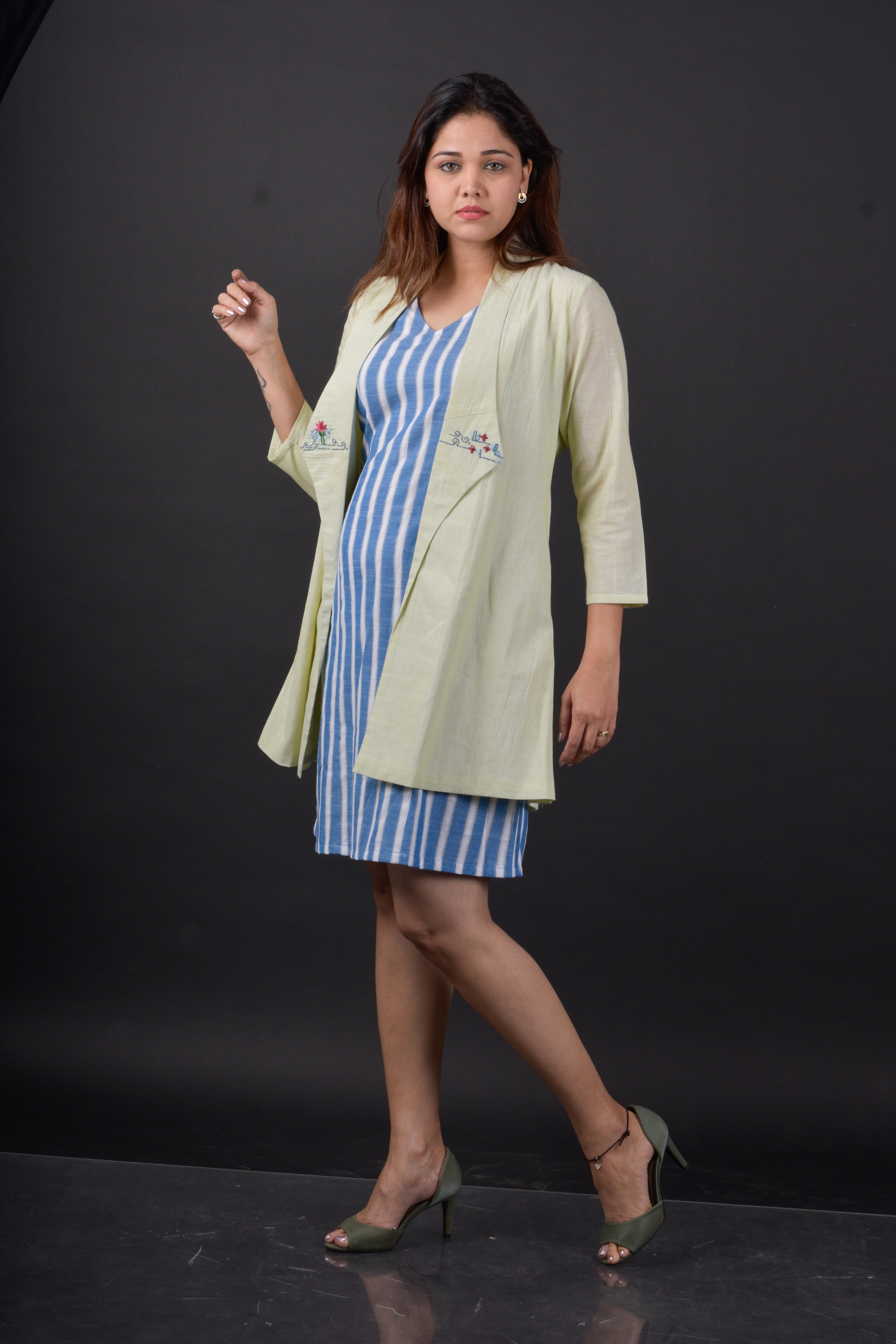 Blazer Jacket with Shift Dress