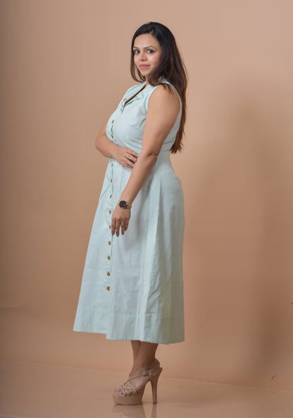 Blazer Collar Dress- Pista