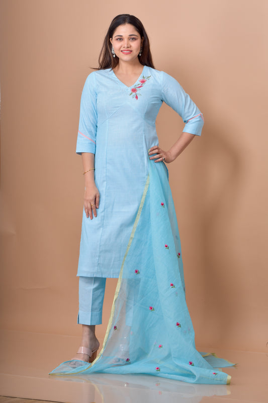 Empire Cut Kurta Pant Set