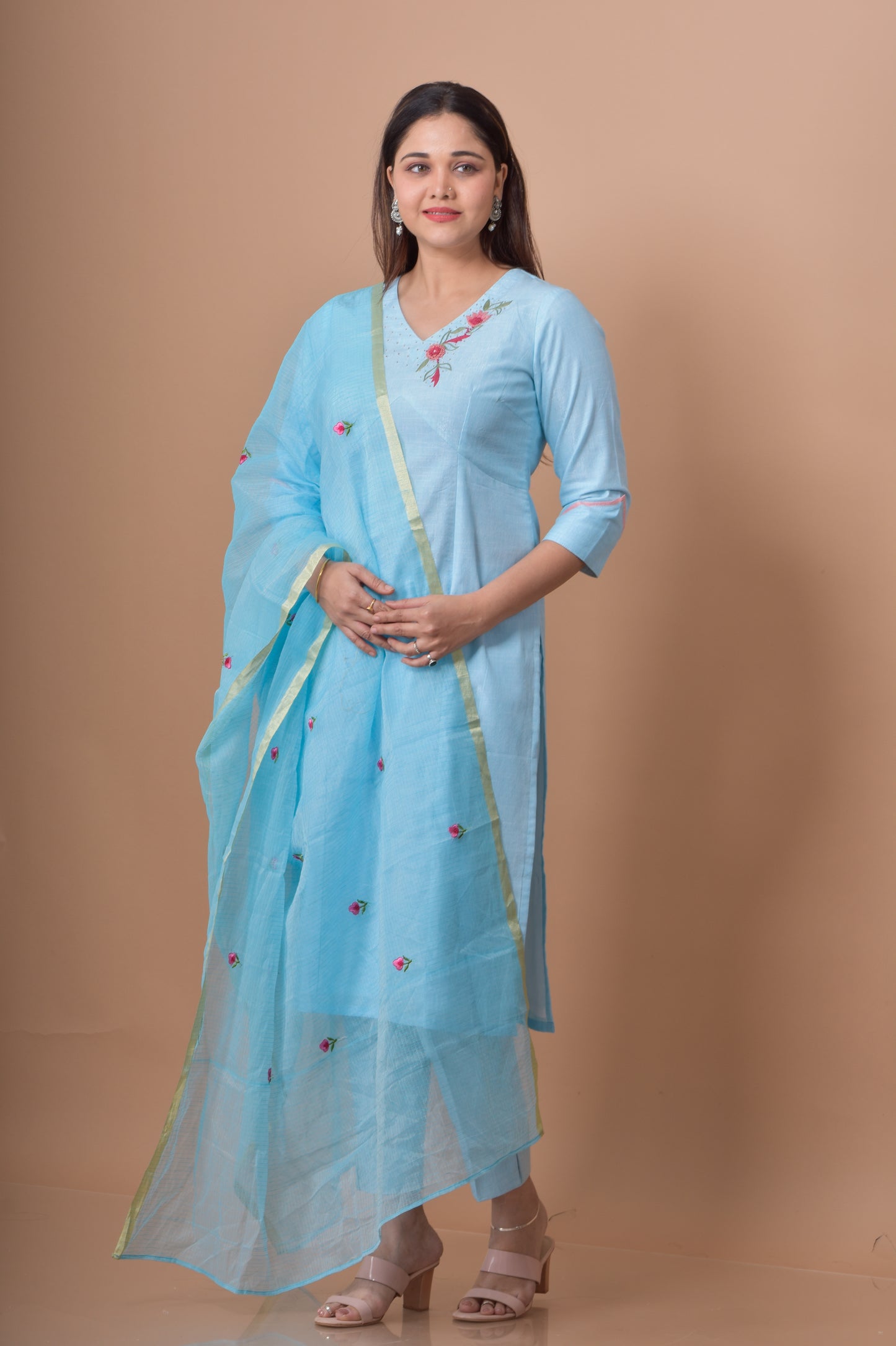 Empire Cut Kurta Pant Set